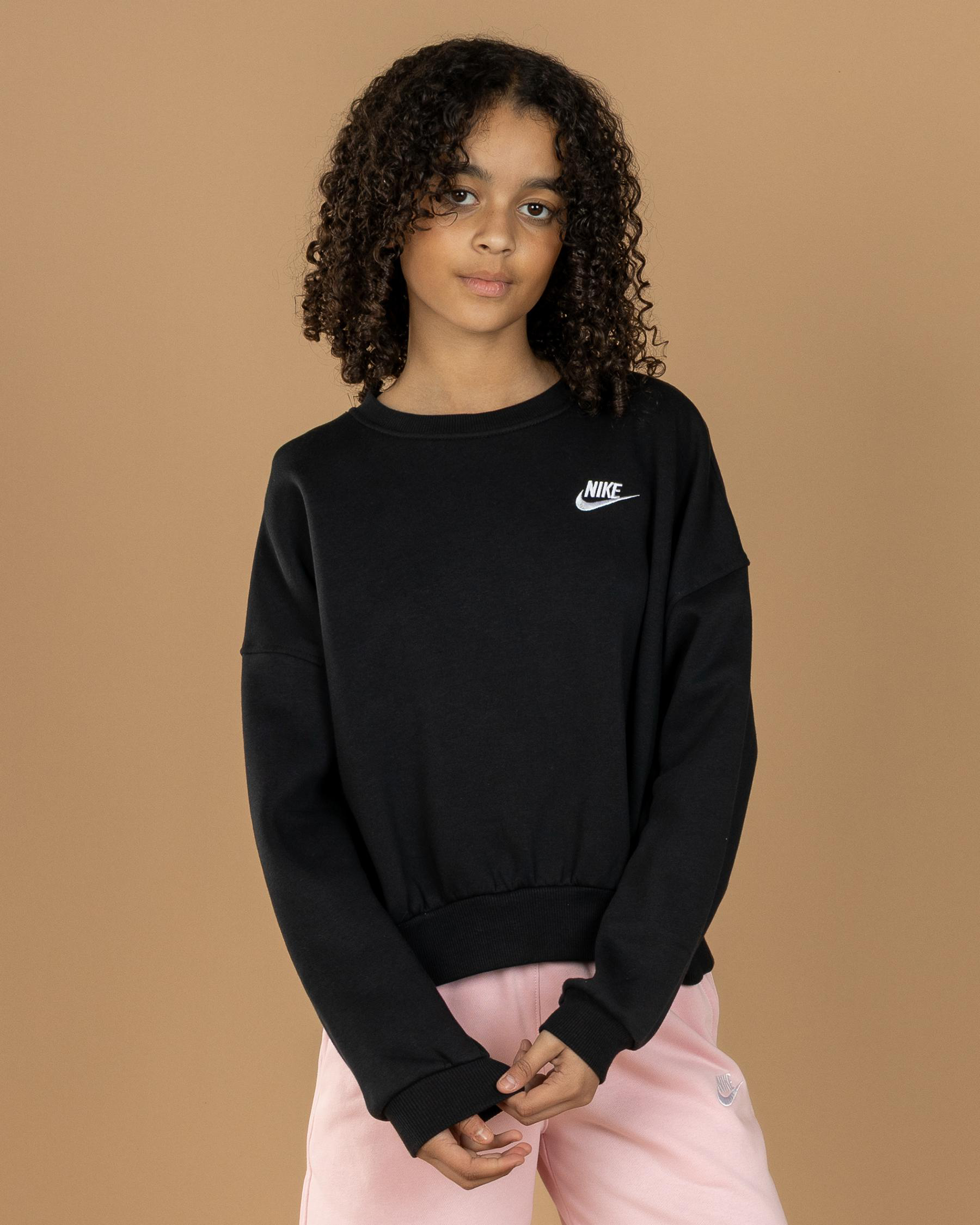 Boxy Crew-Neck Sweatshirt