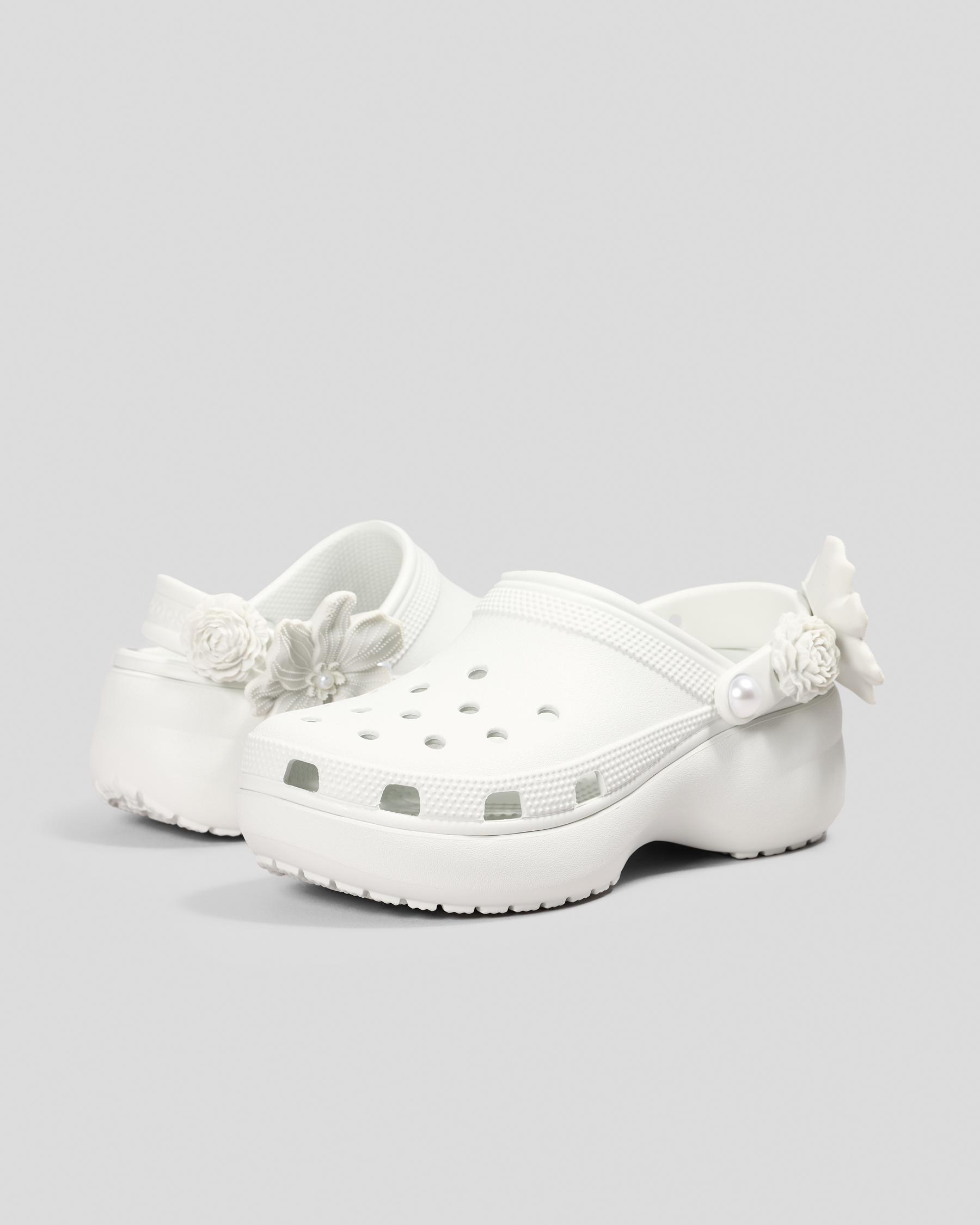 Platform Bouquet Clogs