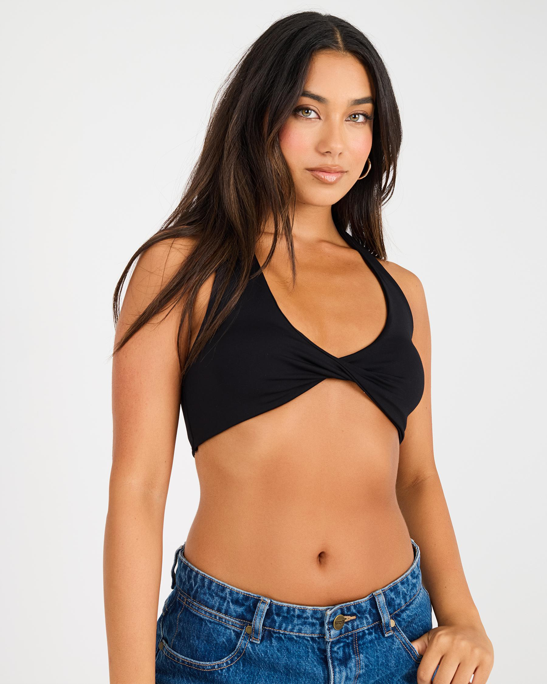 Super Soft Twist Crop Top