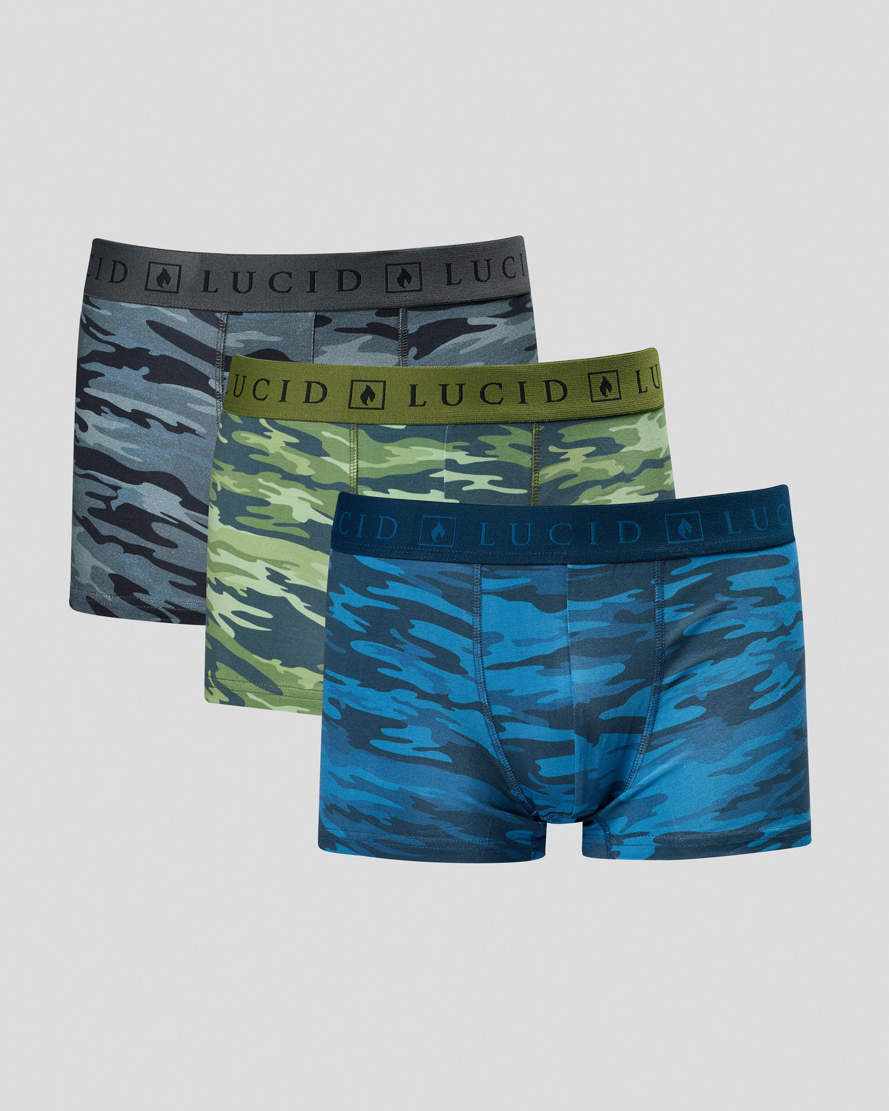 Camo Fitted Boxer Shorts 3 Pack