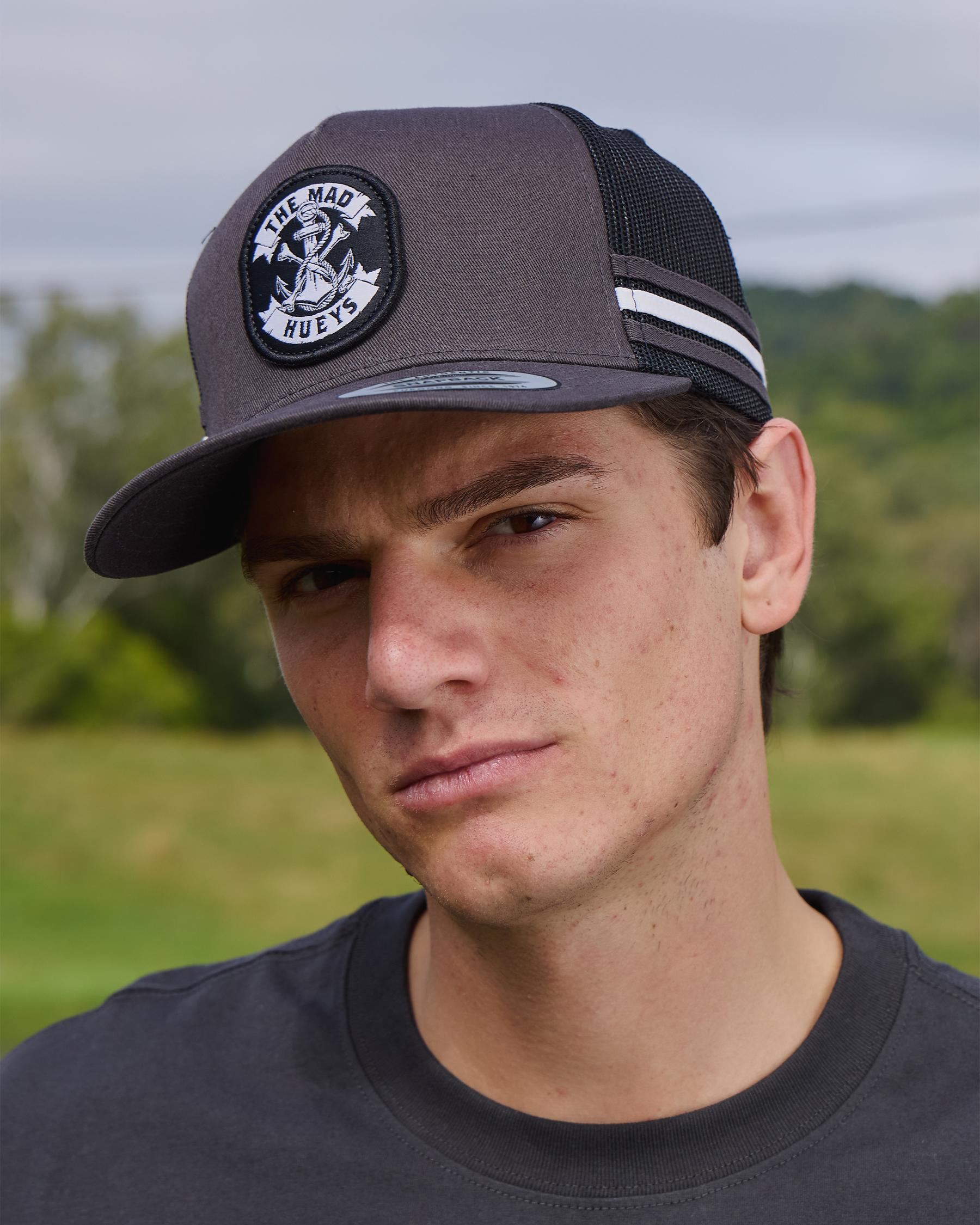 Anchor Bones Twill Trucker Cap