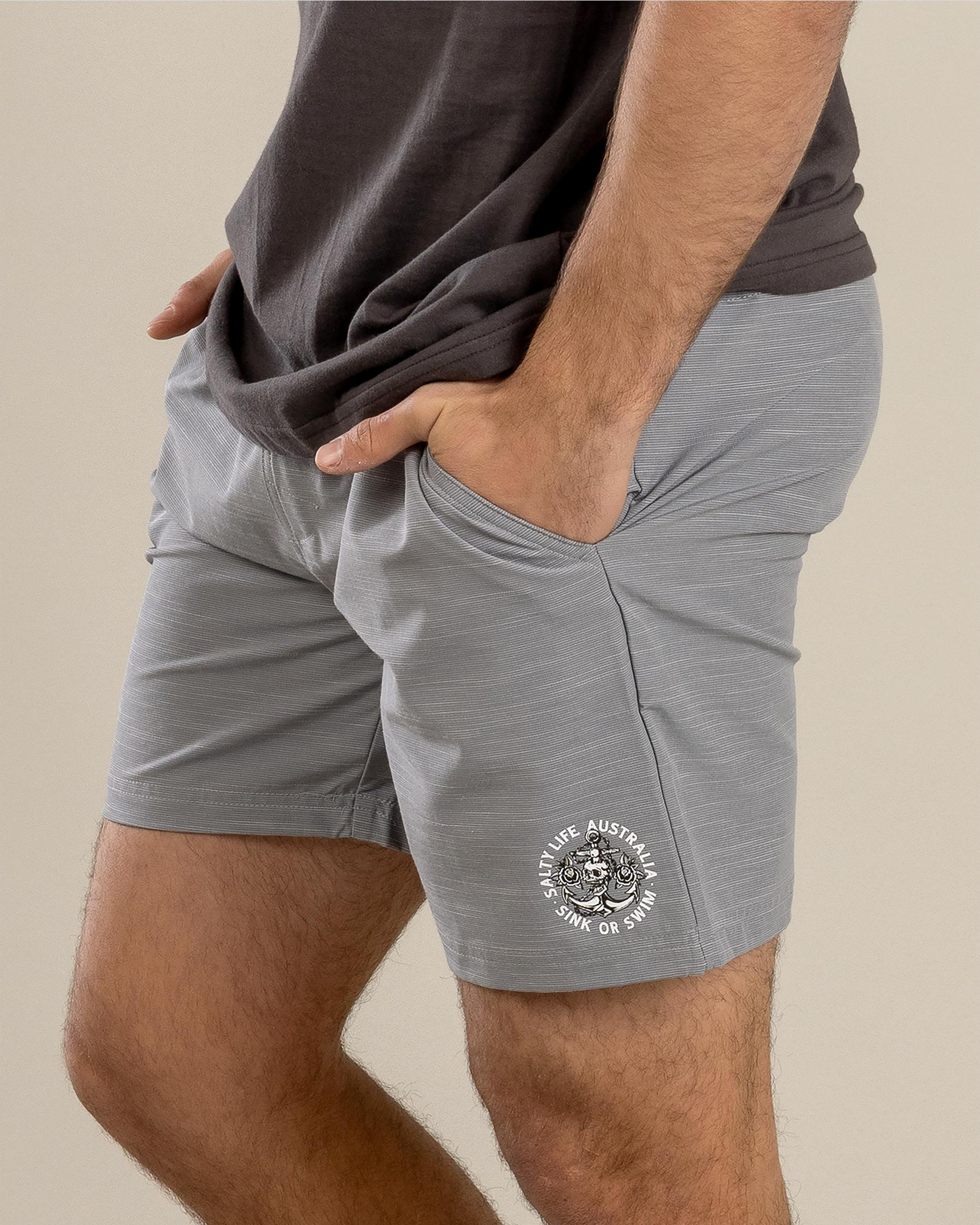 Sail Elastic Waist Shorts