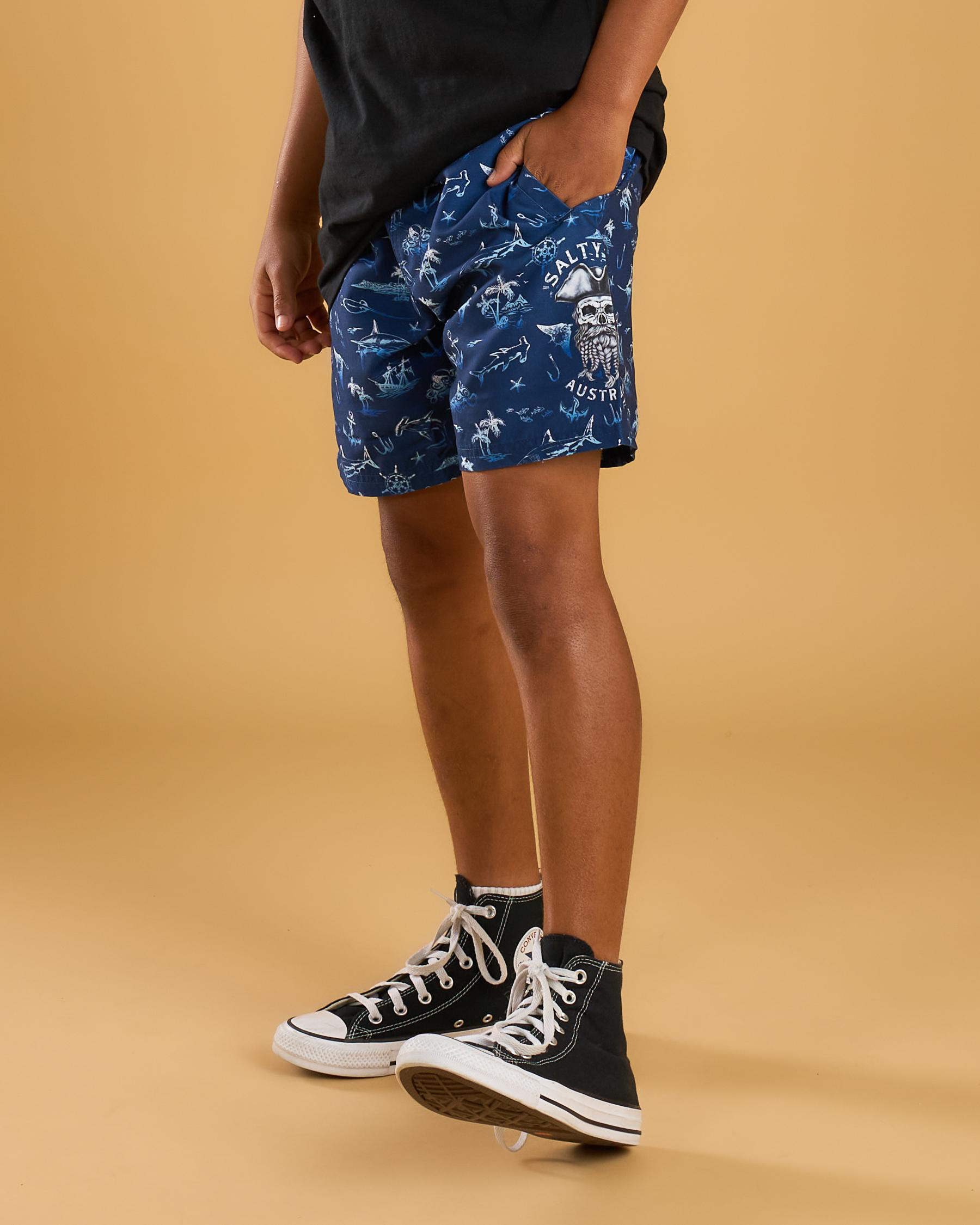 Privateer Elastic Waist Shorts