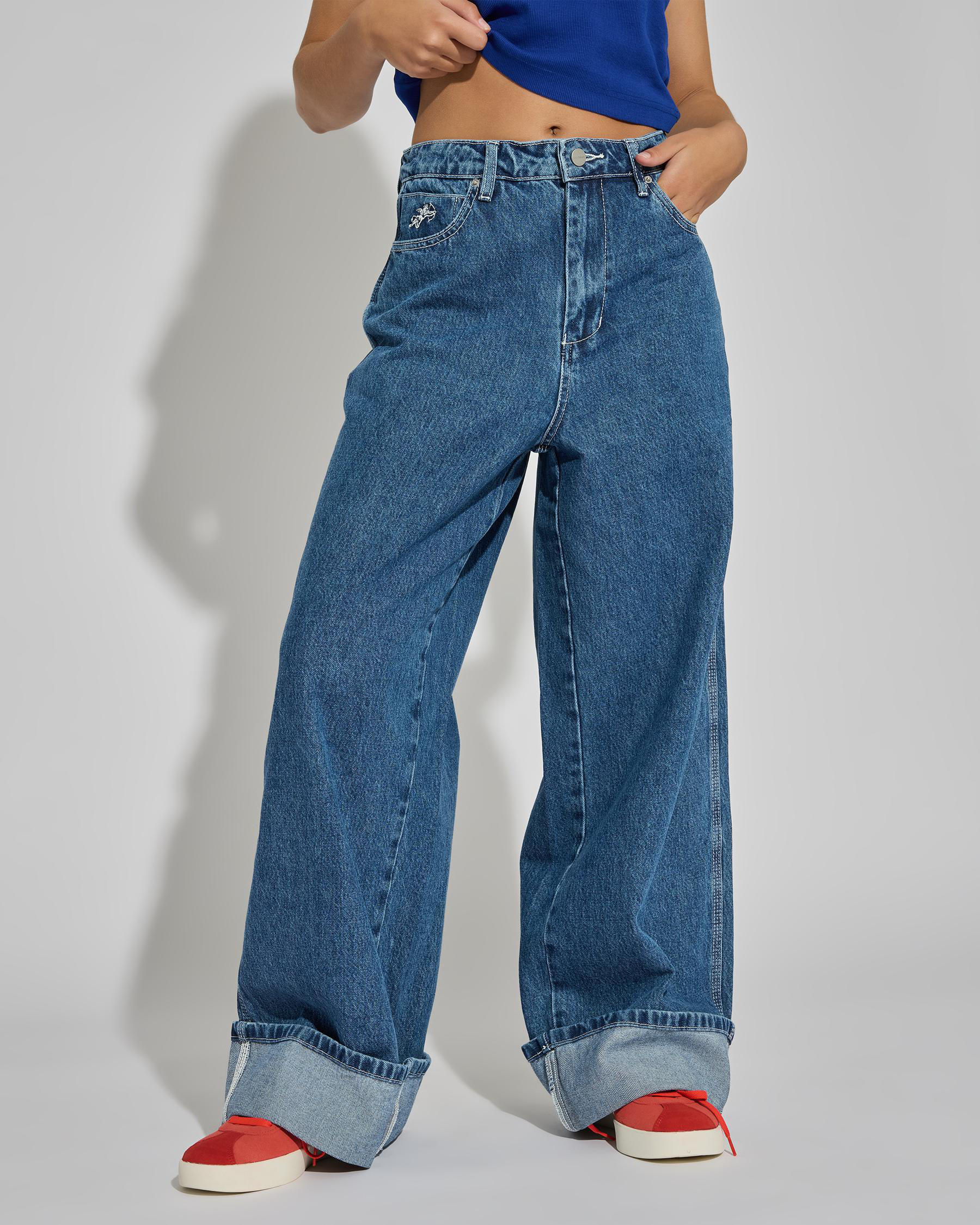 Mammoth Turn Up Jeans