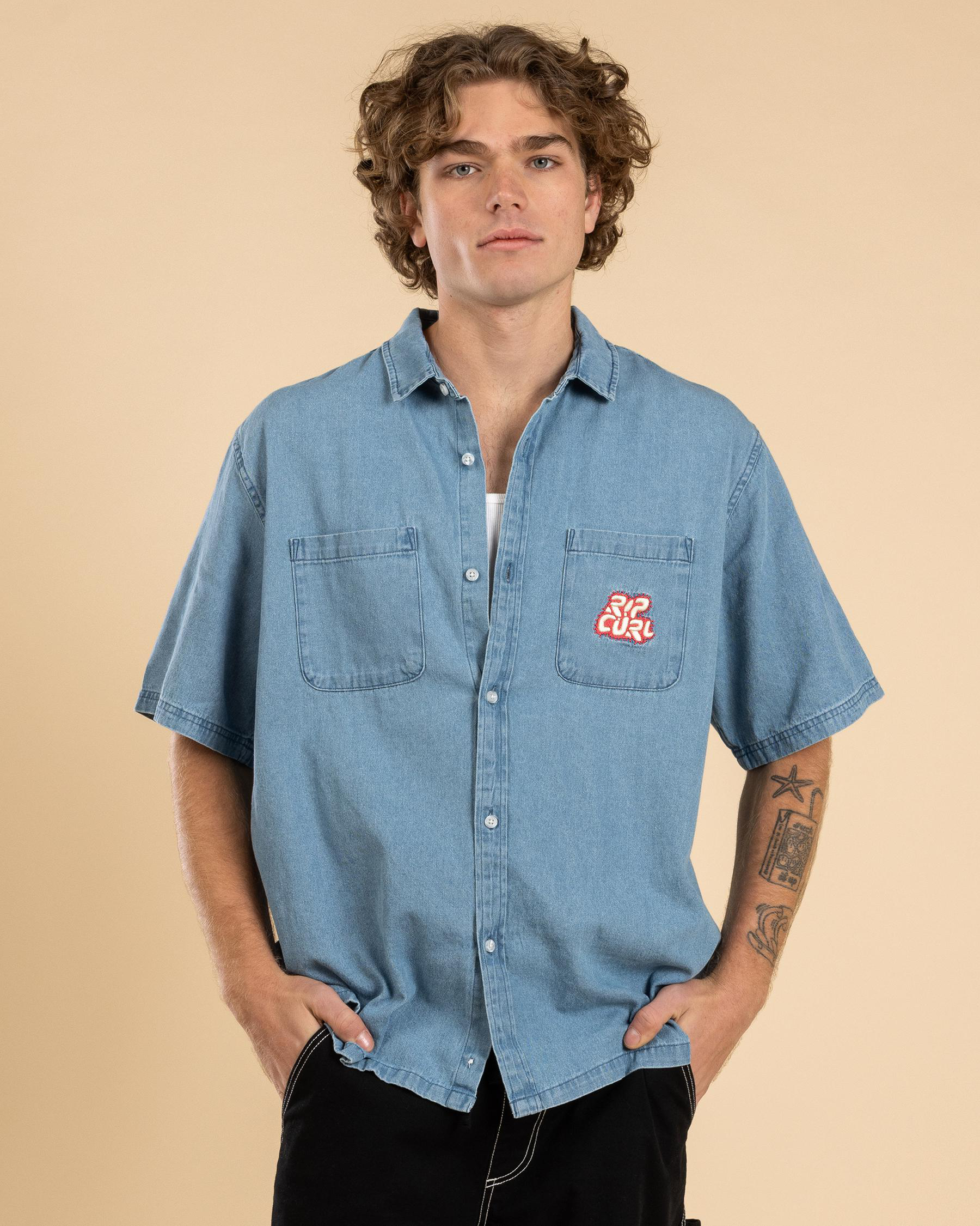 Raw Energy Denim Short Sleeve Shirt
