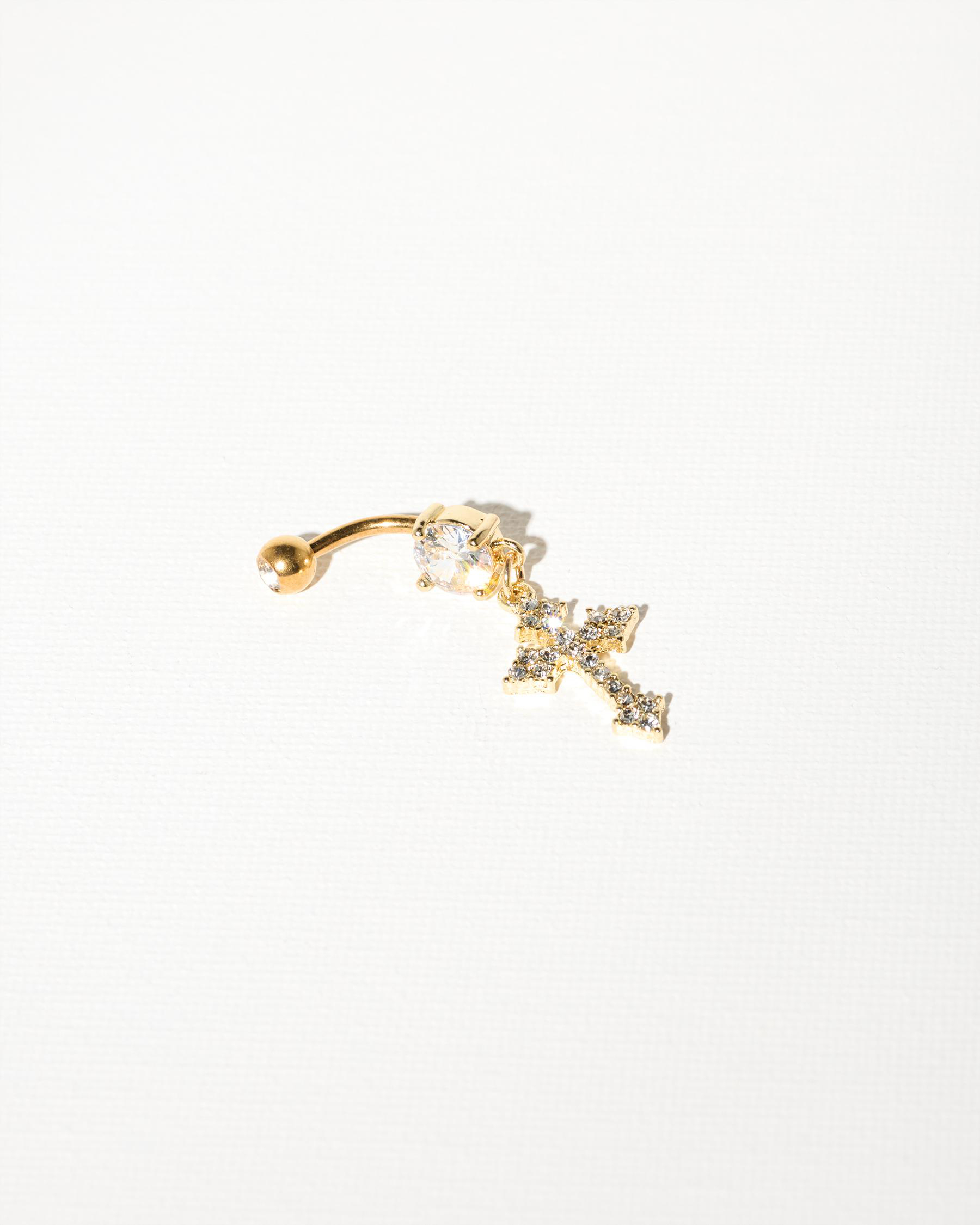 Santiago Cross Belly Ring