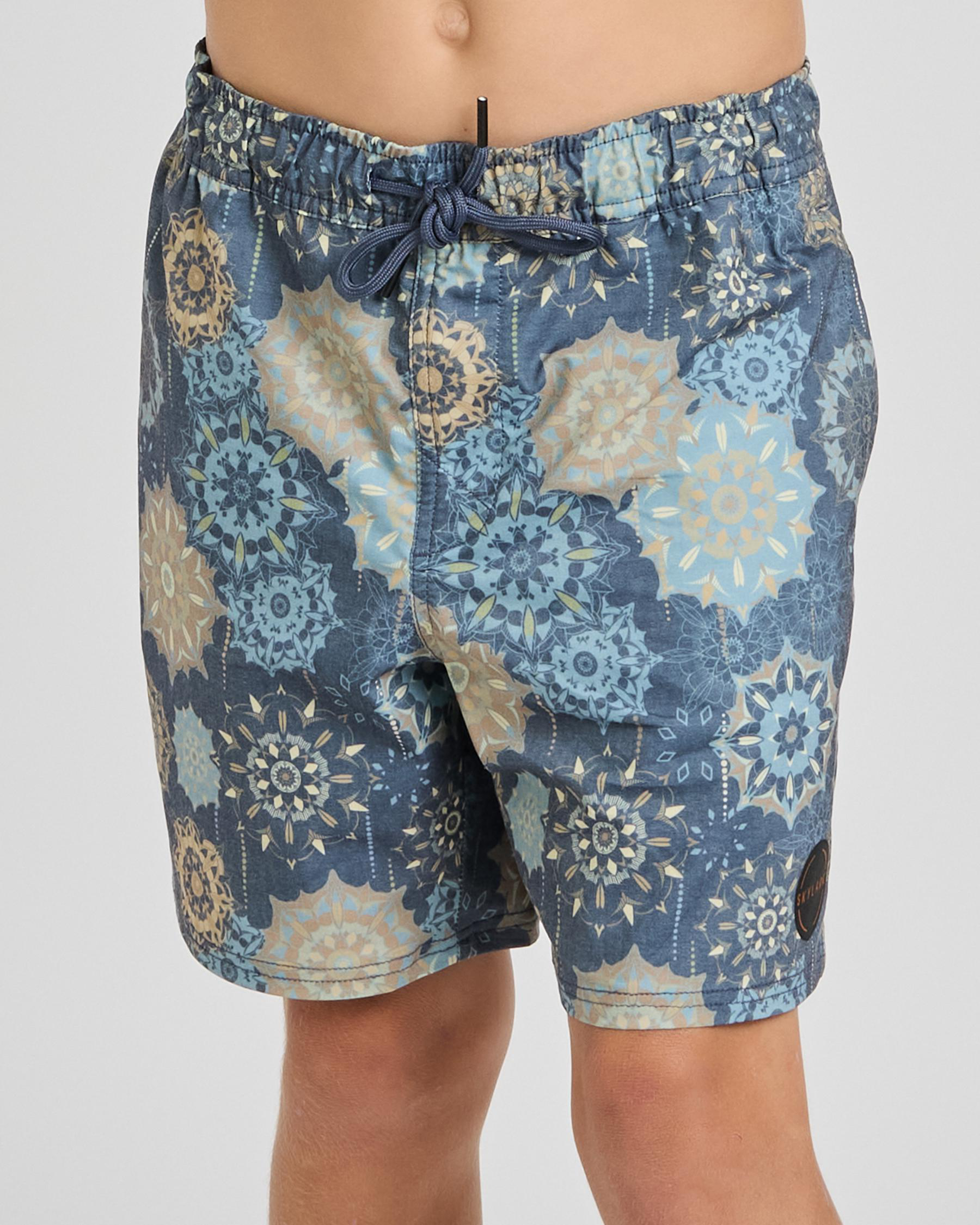 Spiral Elastic Waist Shorts