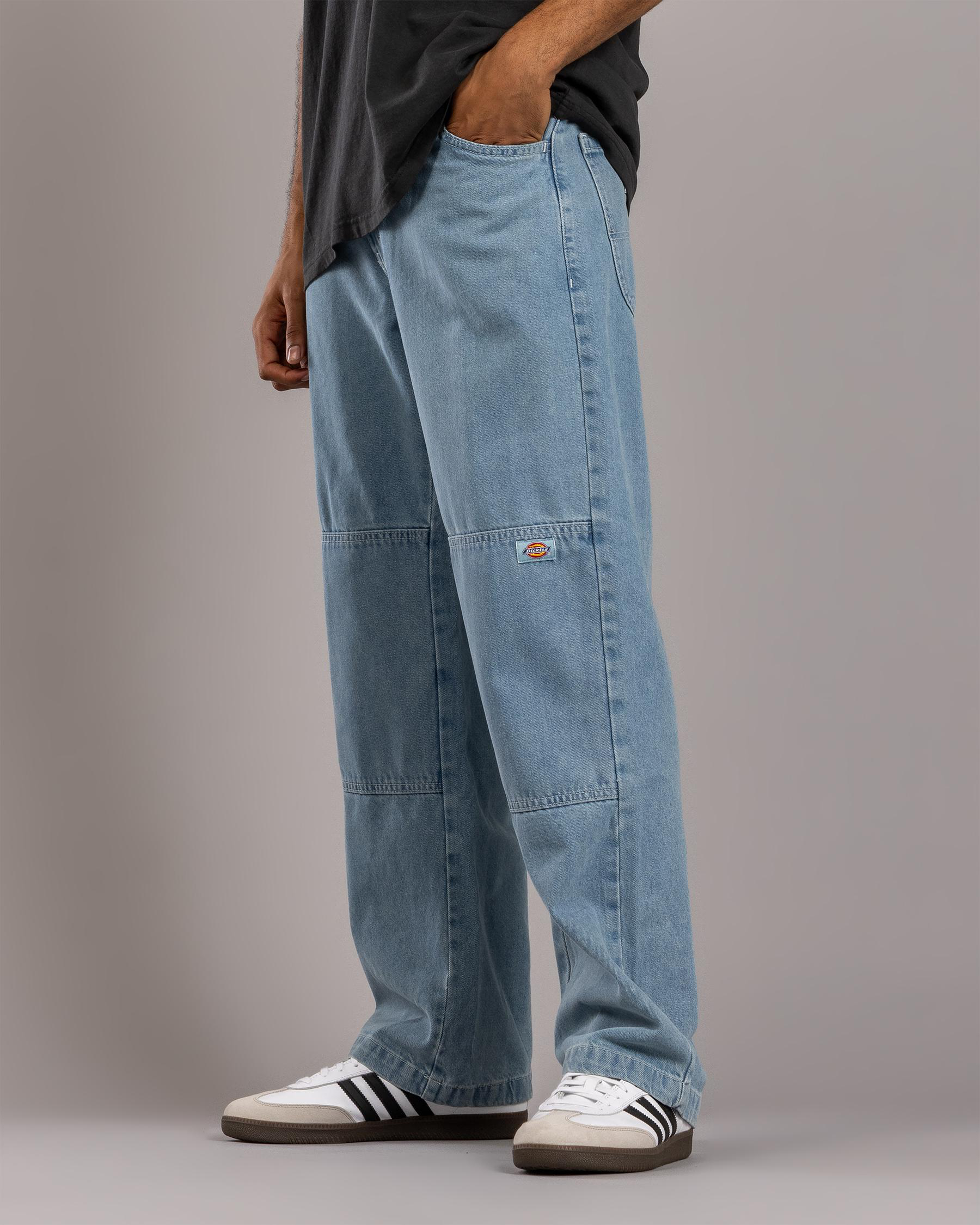 Double Knee Denim Pants