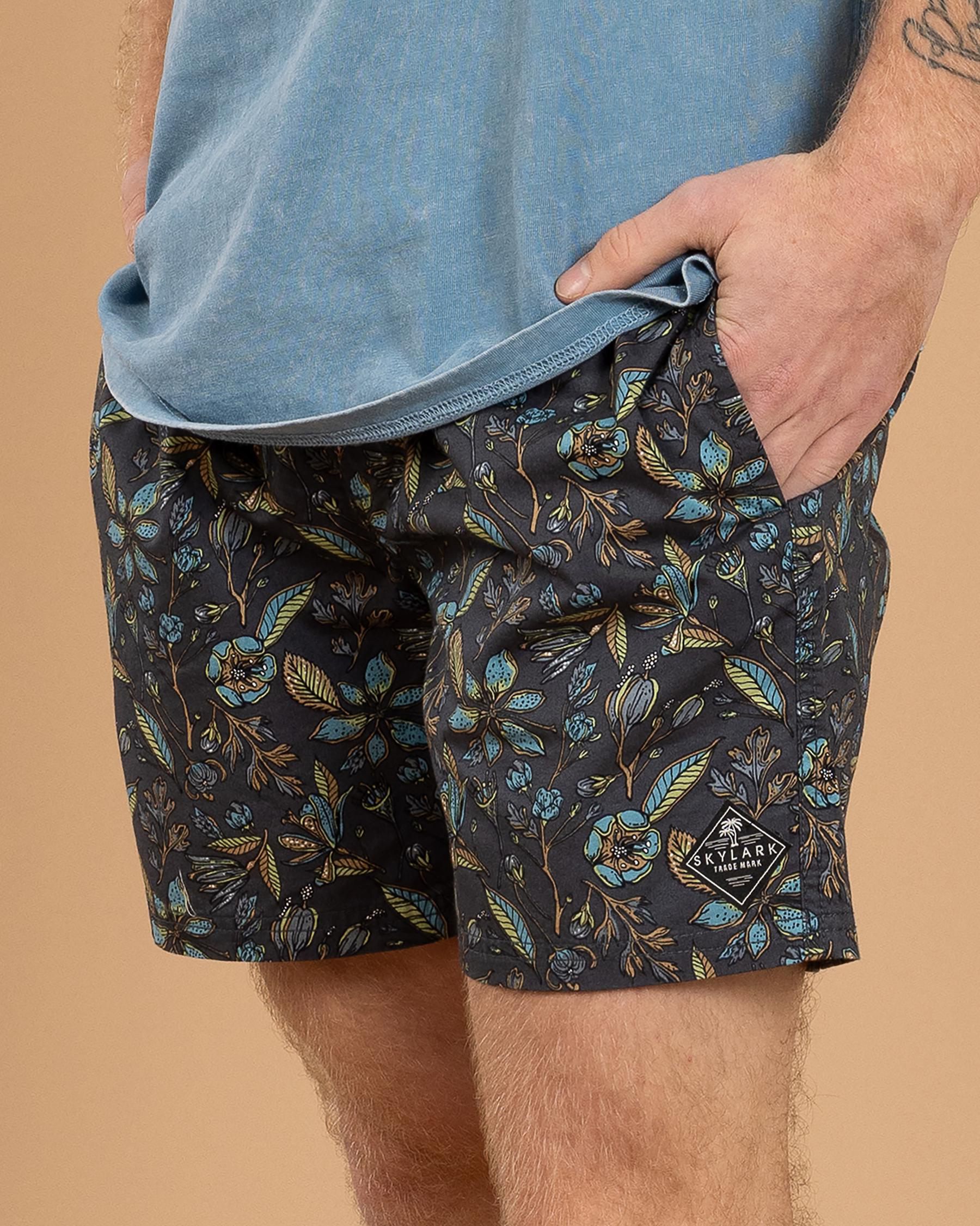 Dewfall Elastic Waist Shorts