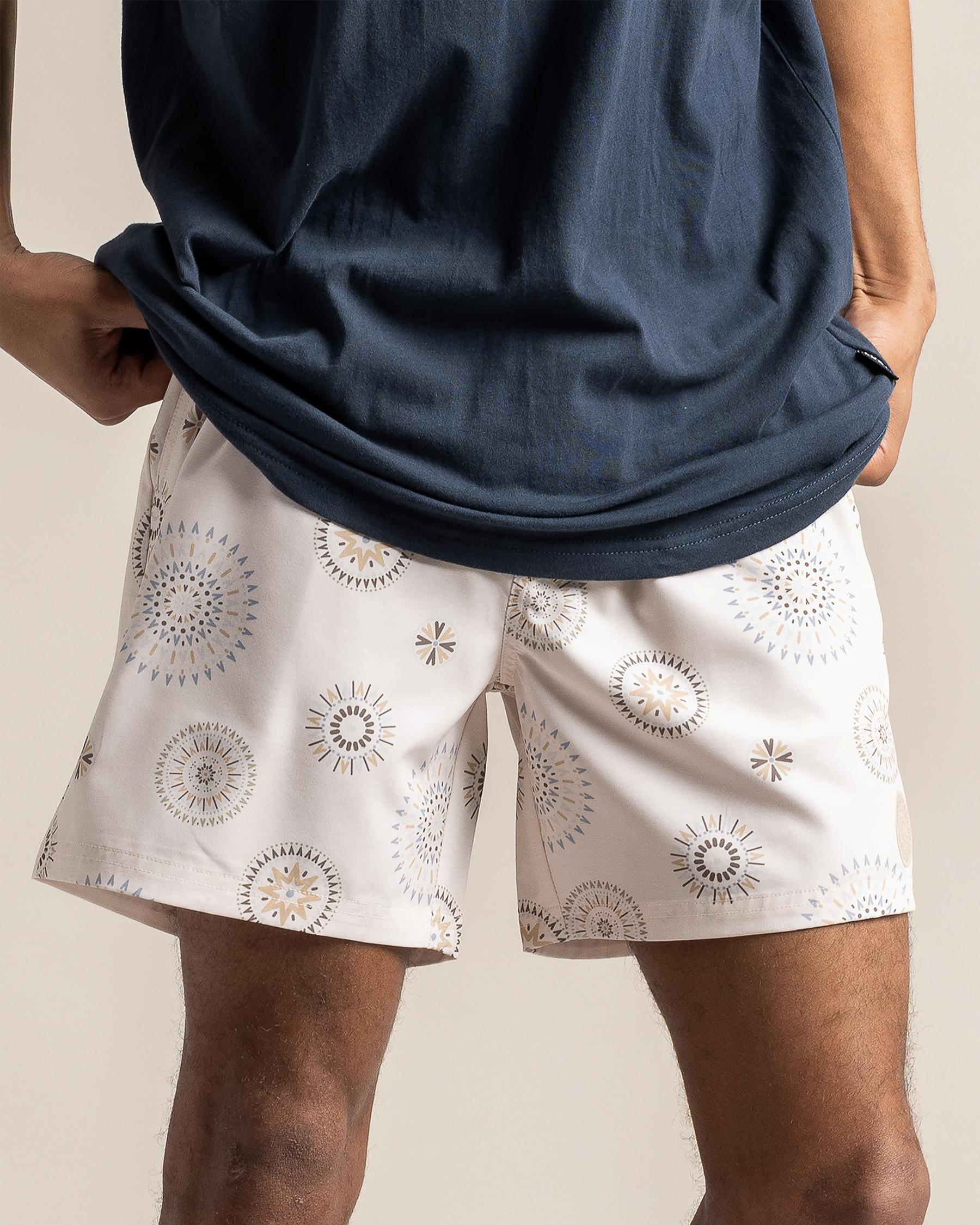 Circuit Elastic Waist Board Shorts