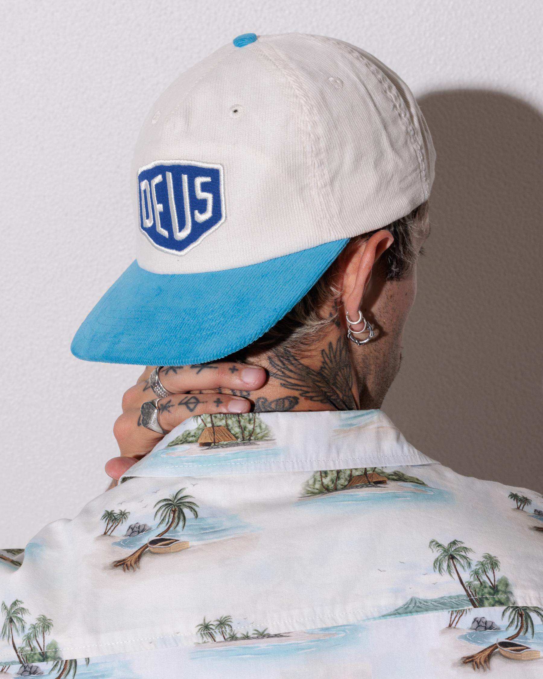 Shield Cord Snapback Cap