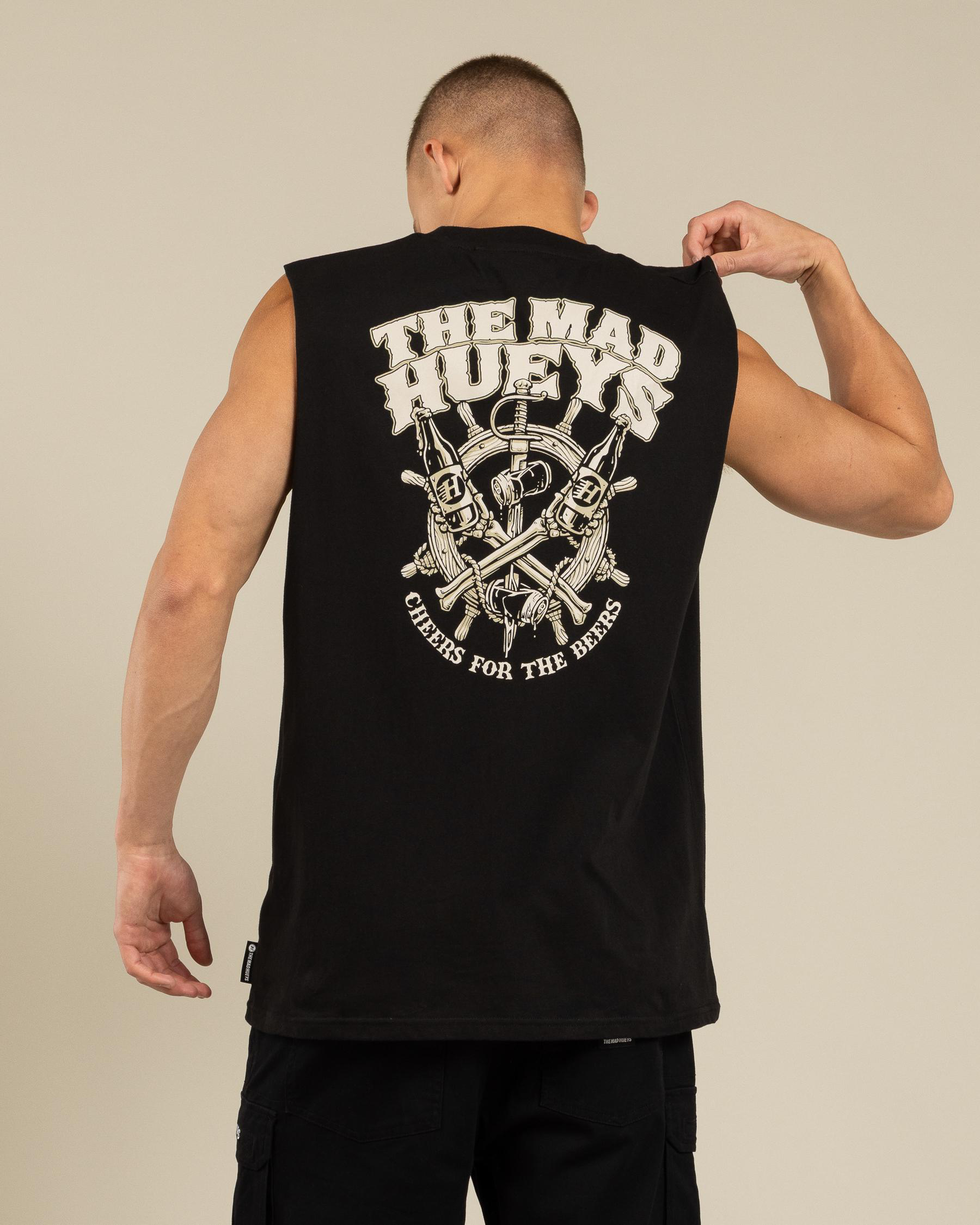 Ship Wheel Beers Muscle Tank