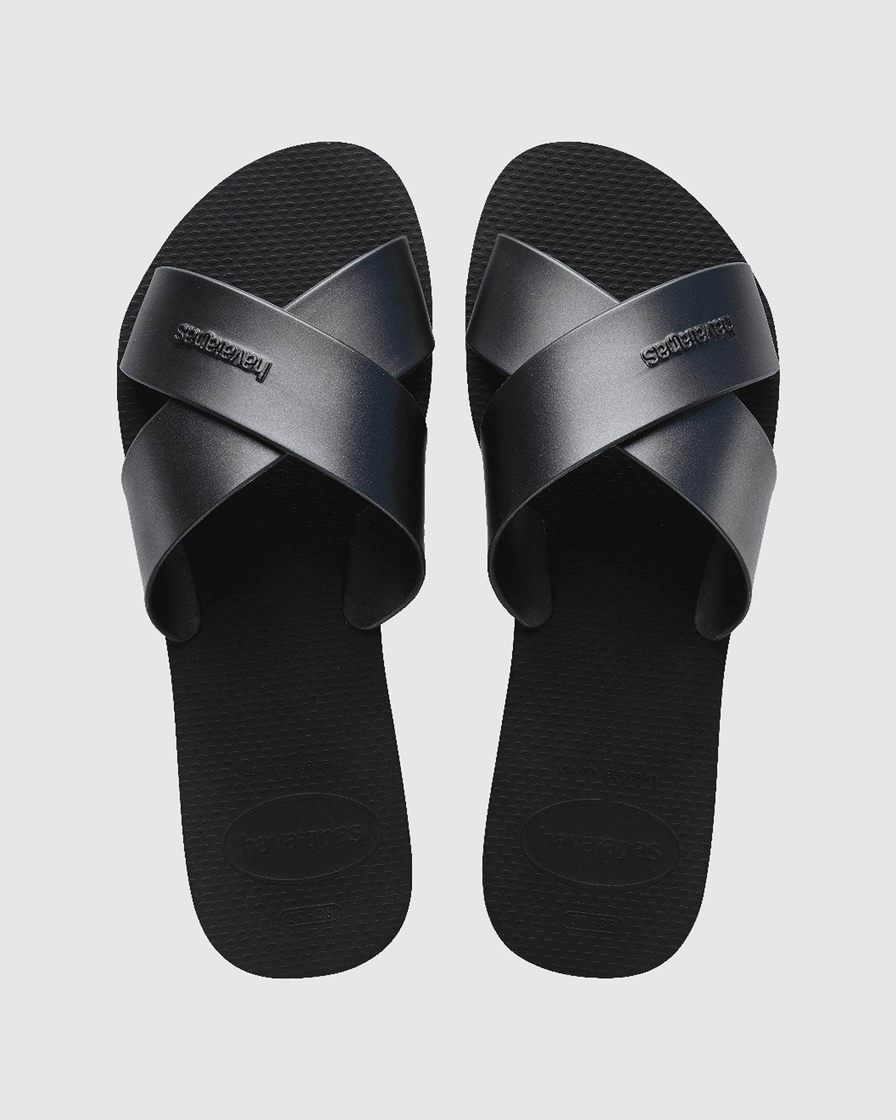 Aqua Metallic Sandals