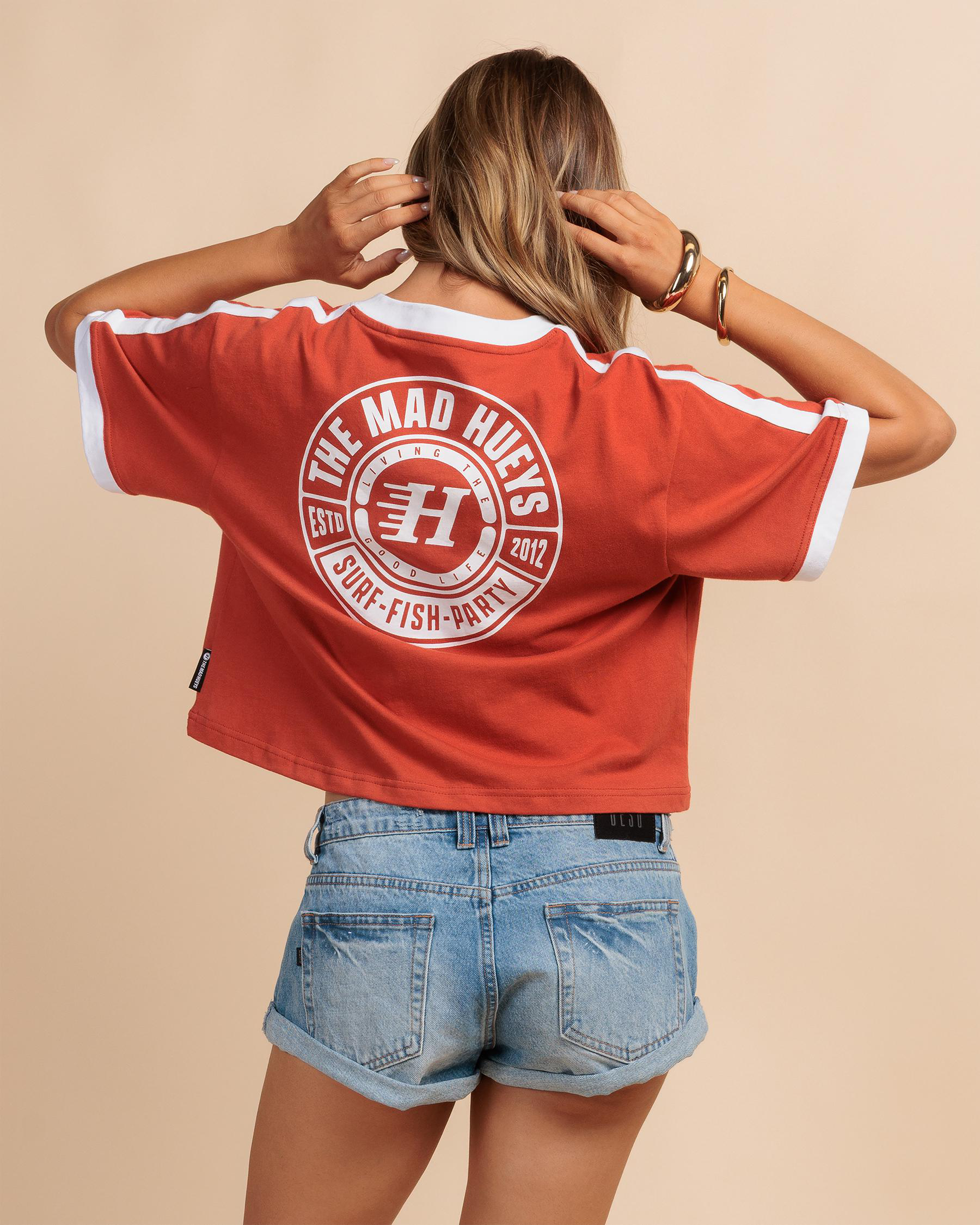 Living Hueys Boxy V-Neck T-Shirt