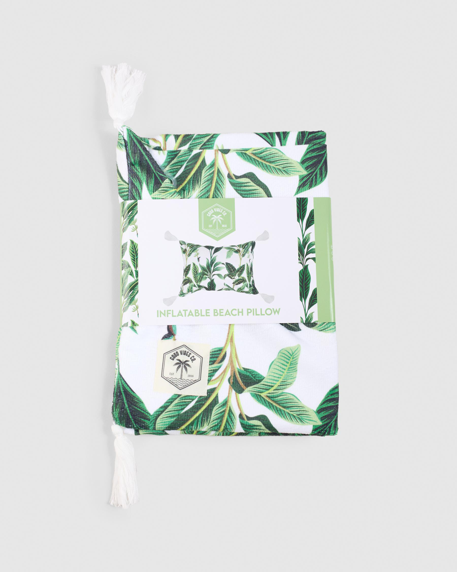 Leaf Inflatable Beach Pillow