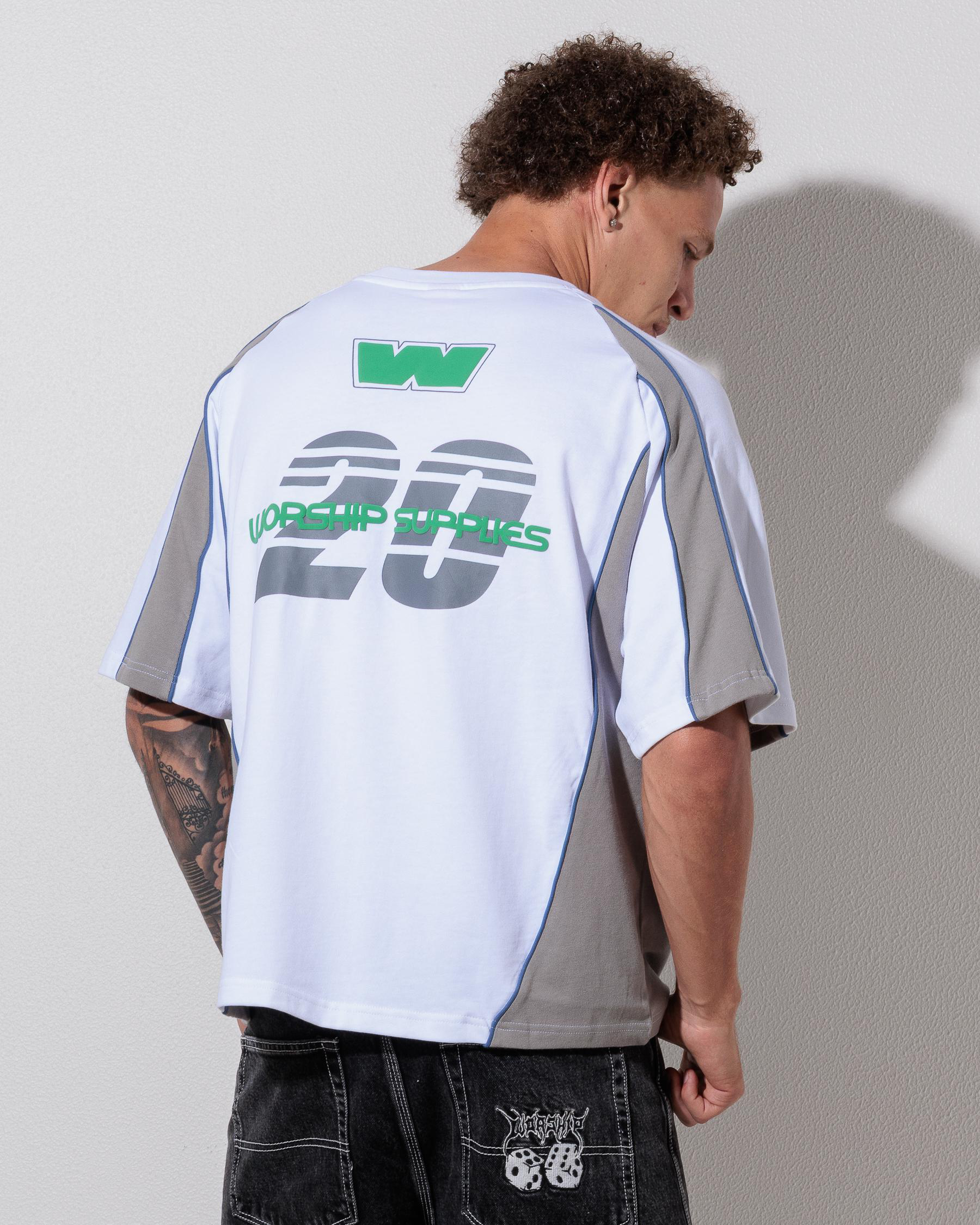 Grand Prix Panel Oversized Raglan T-Shirt