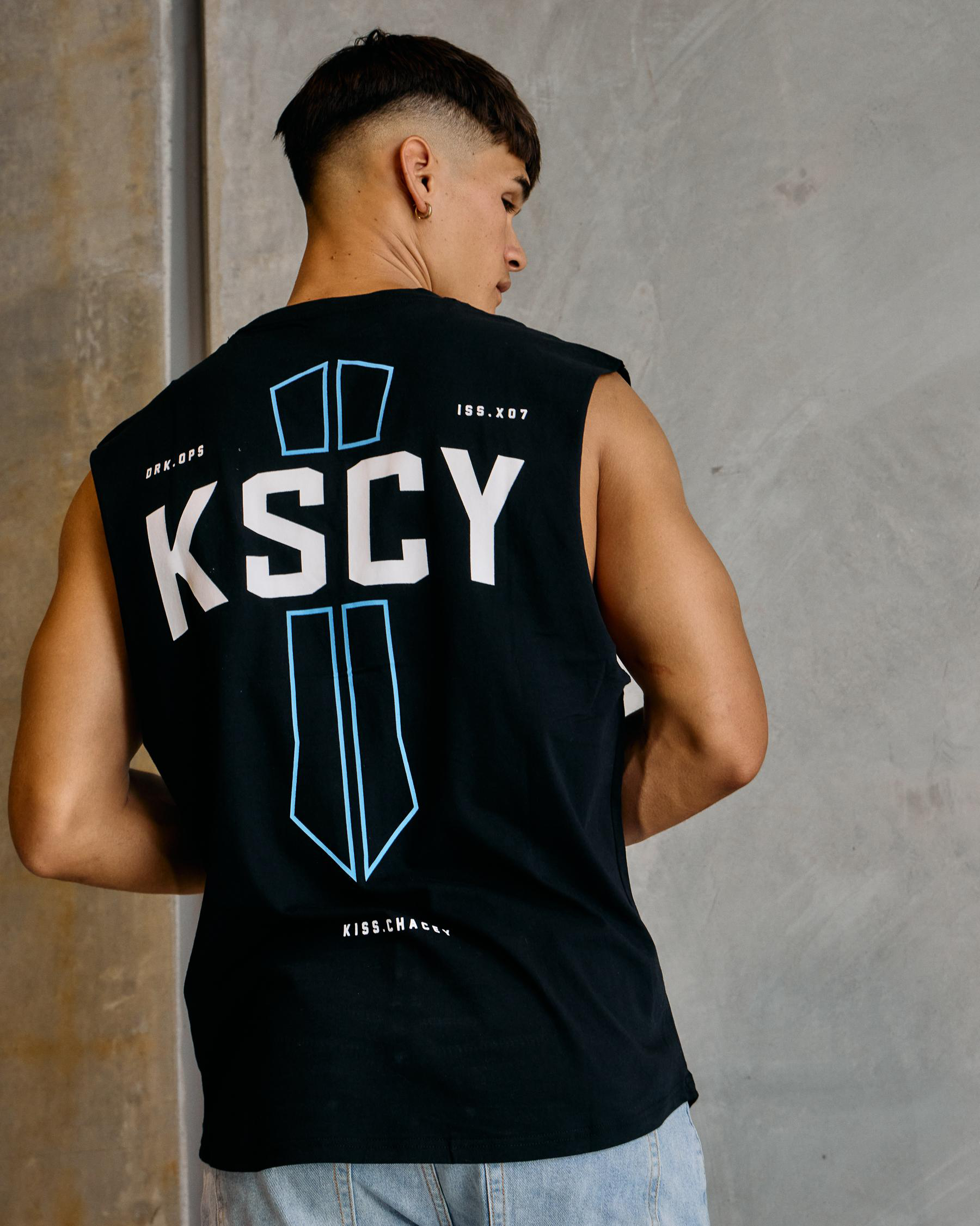 Spray Dual Curved Muscle Tank