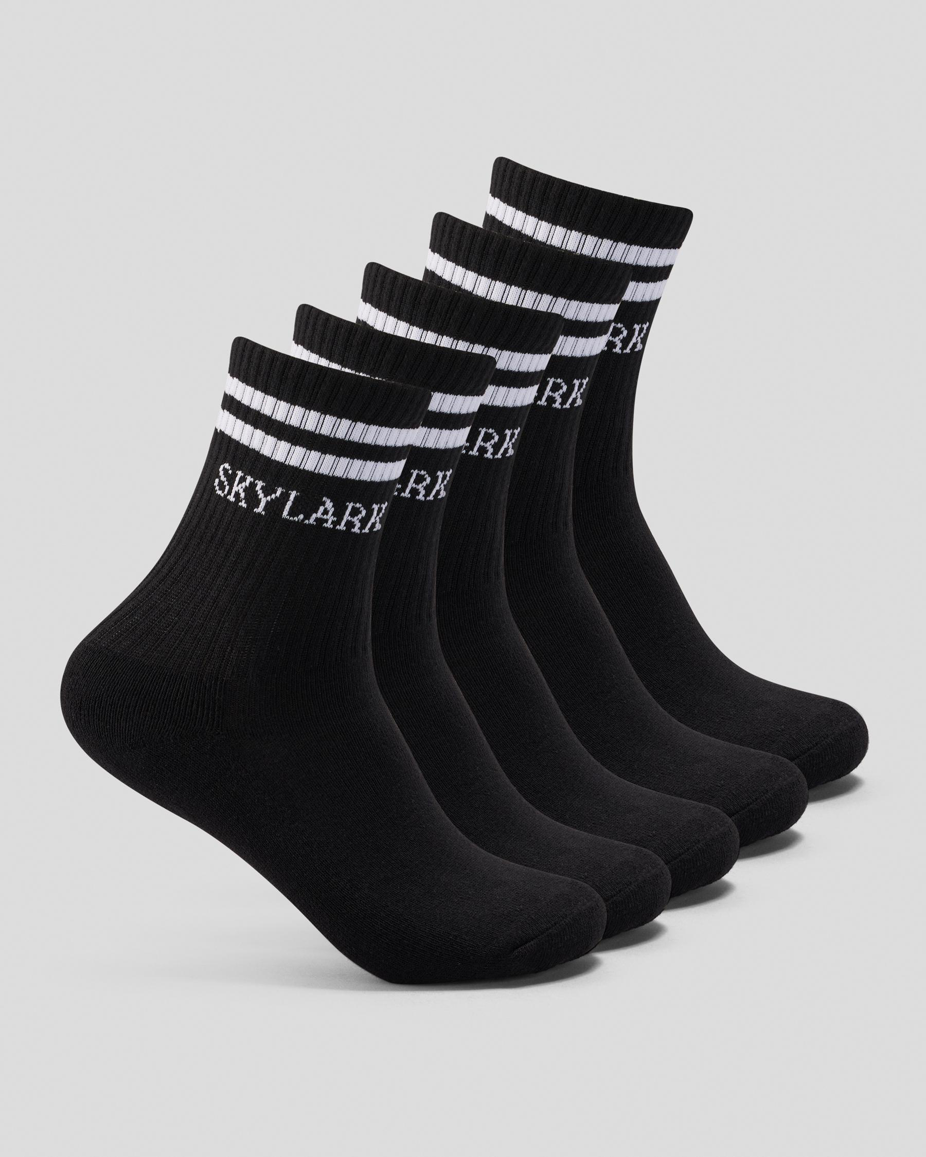 Chain Crew Socks 5 Pack