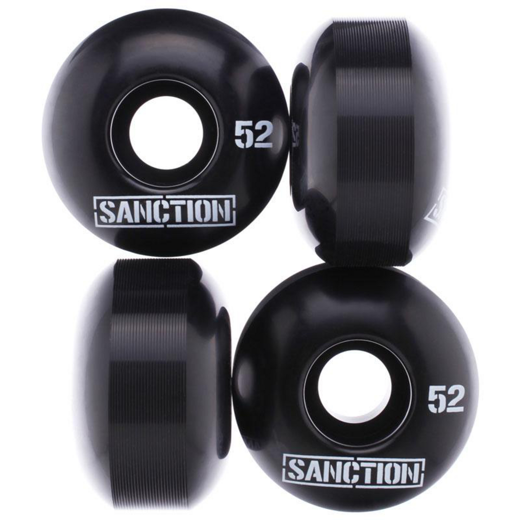 Plain Black Skateboard Wheels