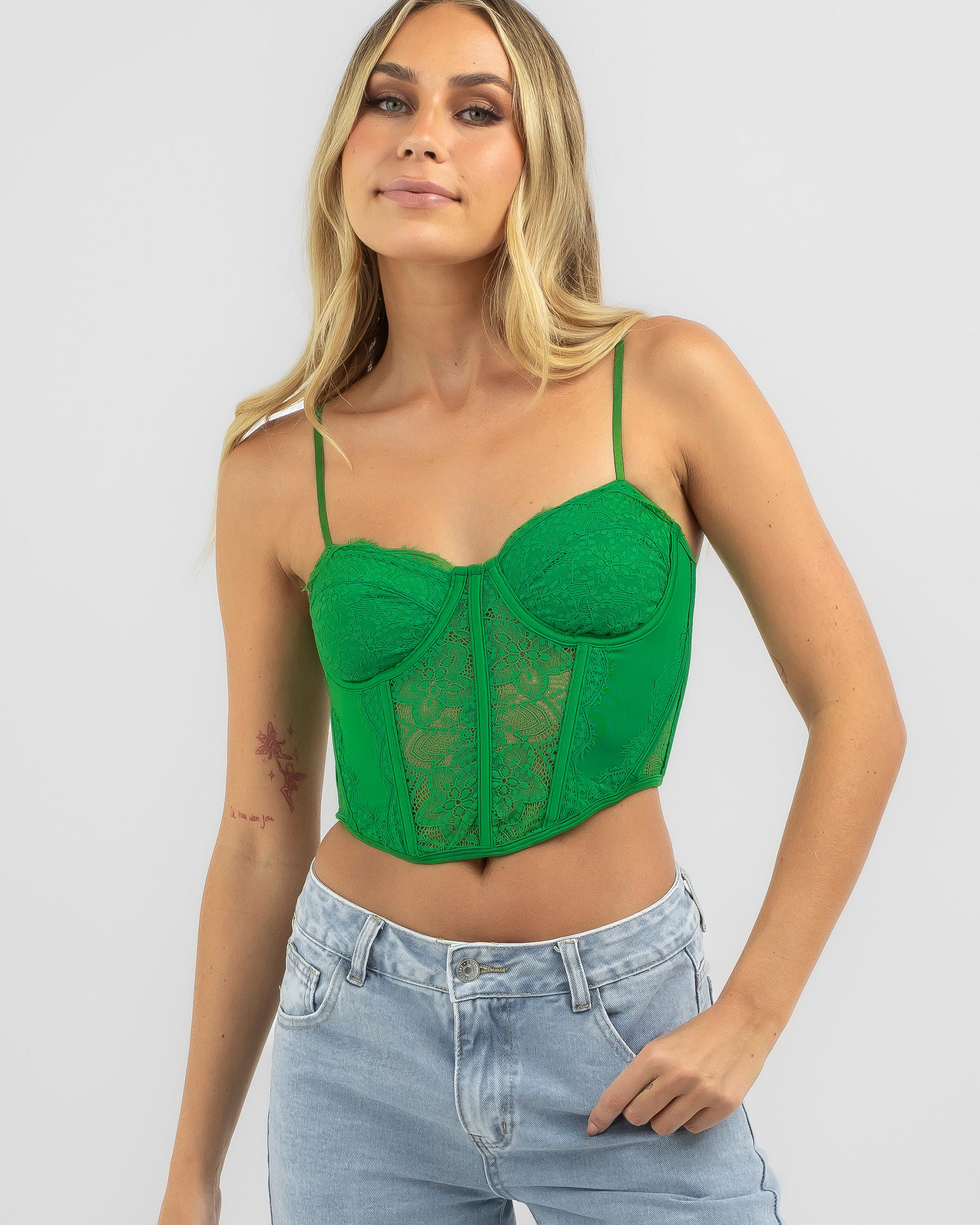 Waldorf Lace Corset Top