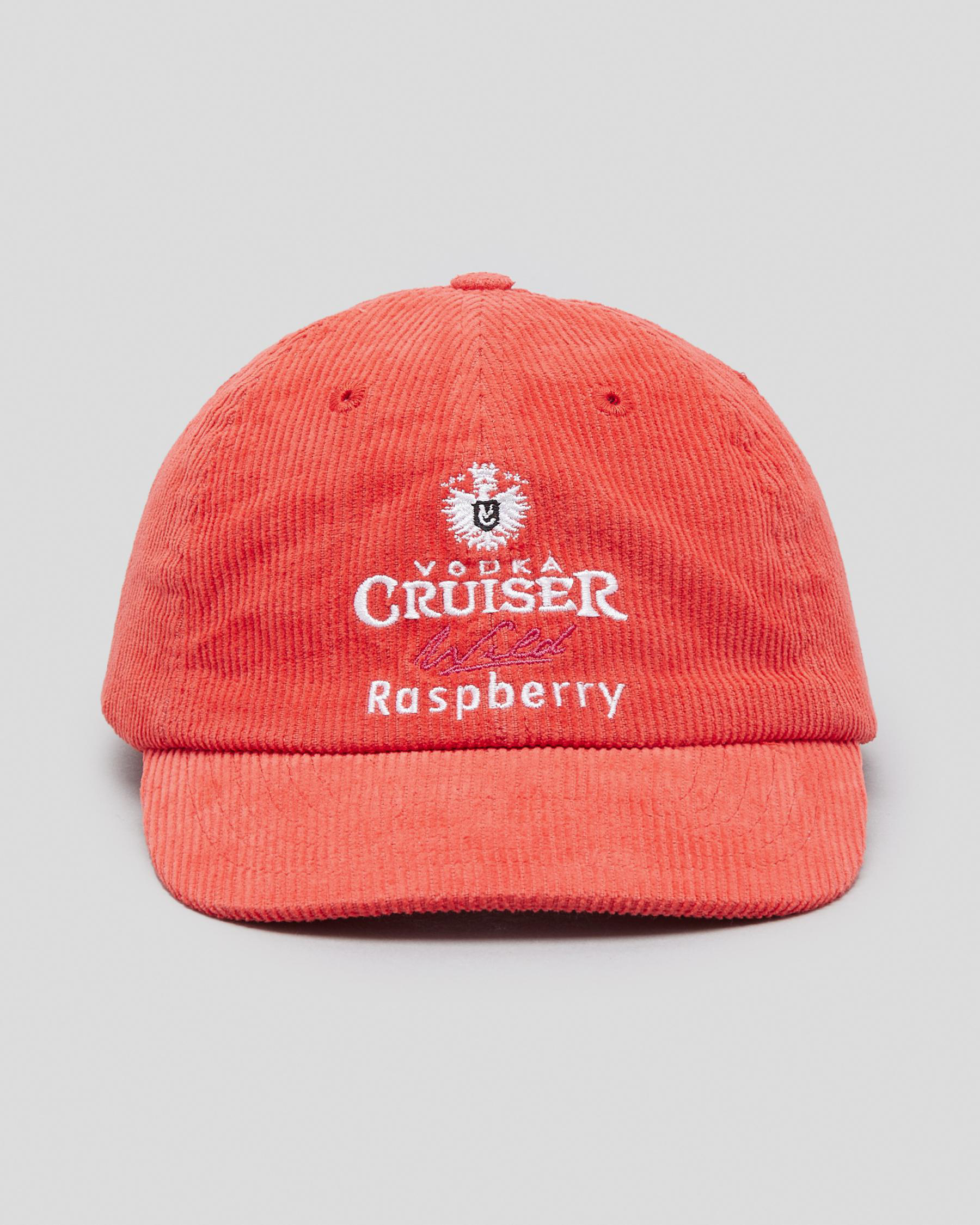 Raspberry Cord Cap