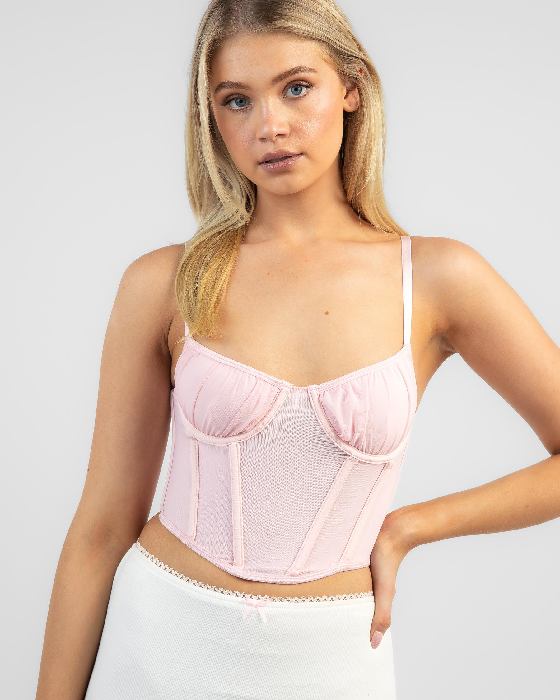 Saint Mesh Corset Top