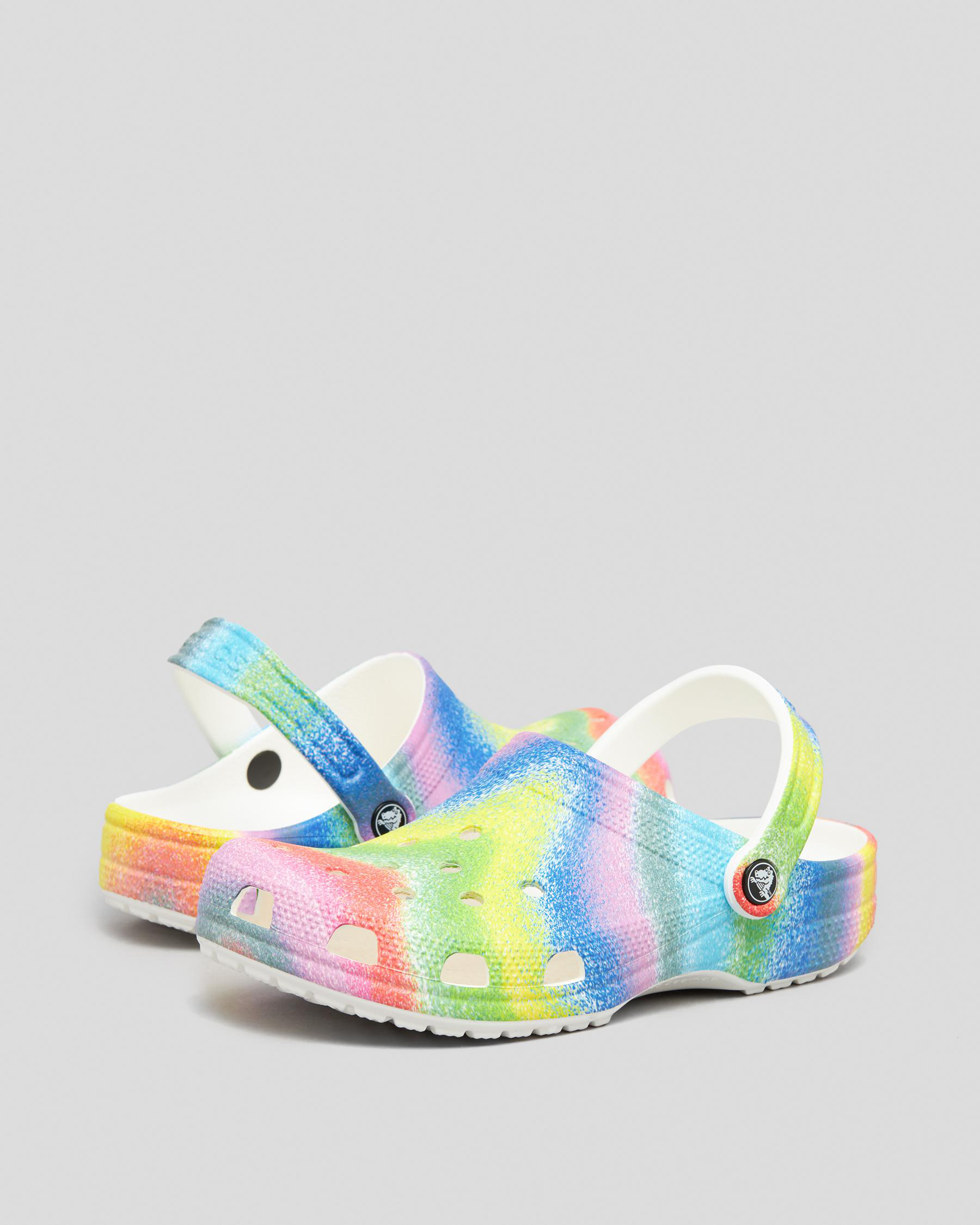 Classic Spray Dye Clogs Shoes