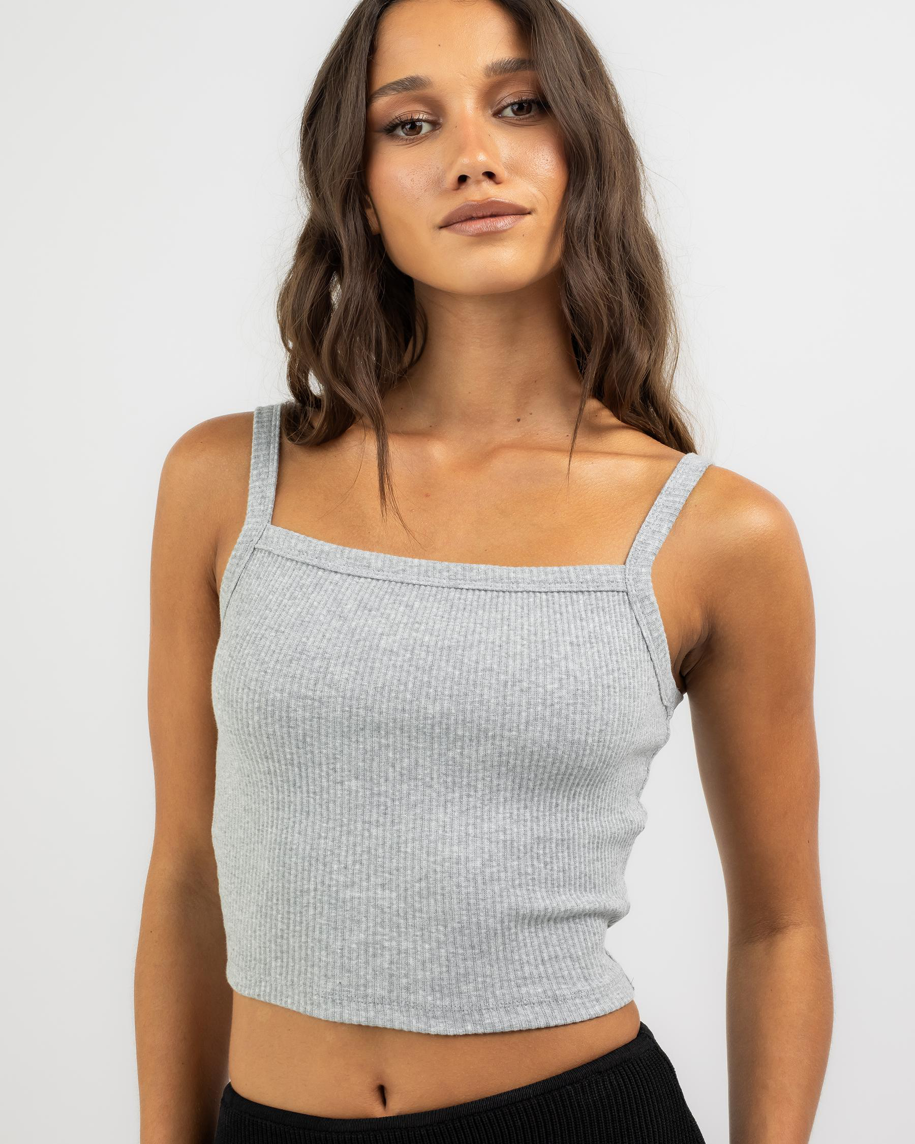 Basic Square Neck Baby Tank Top