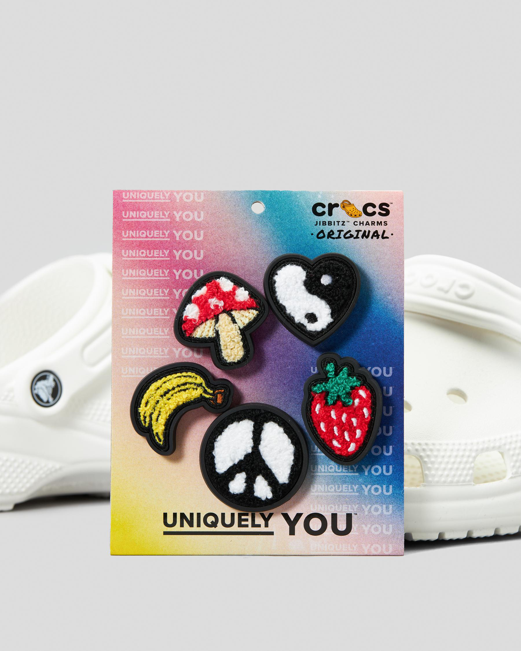 Peace & Love Tufted Patch Jibbitz