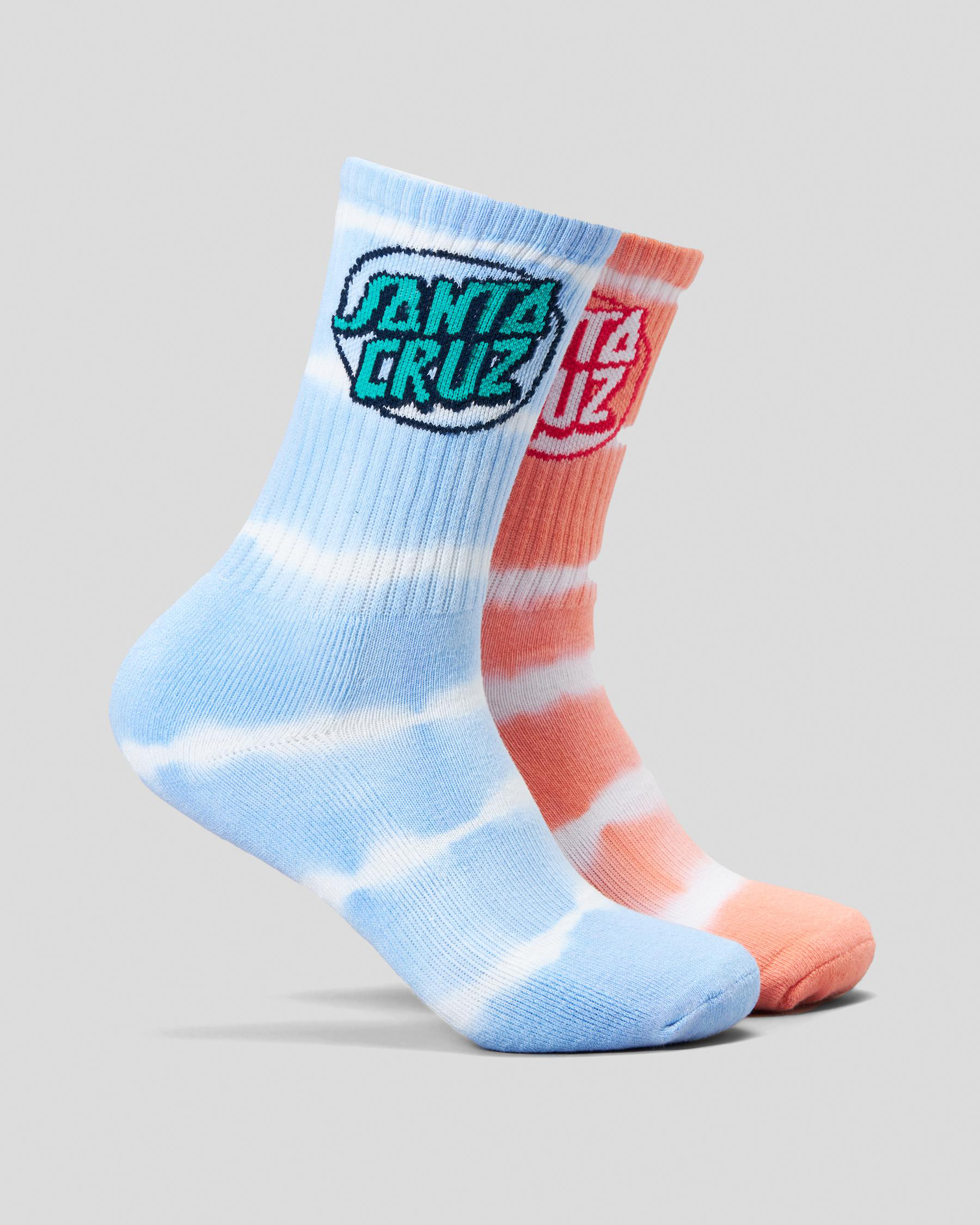 Girl's Tie Dot Crew Sock Pack