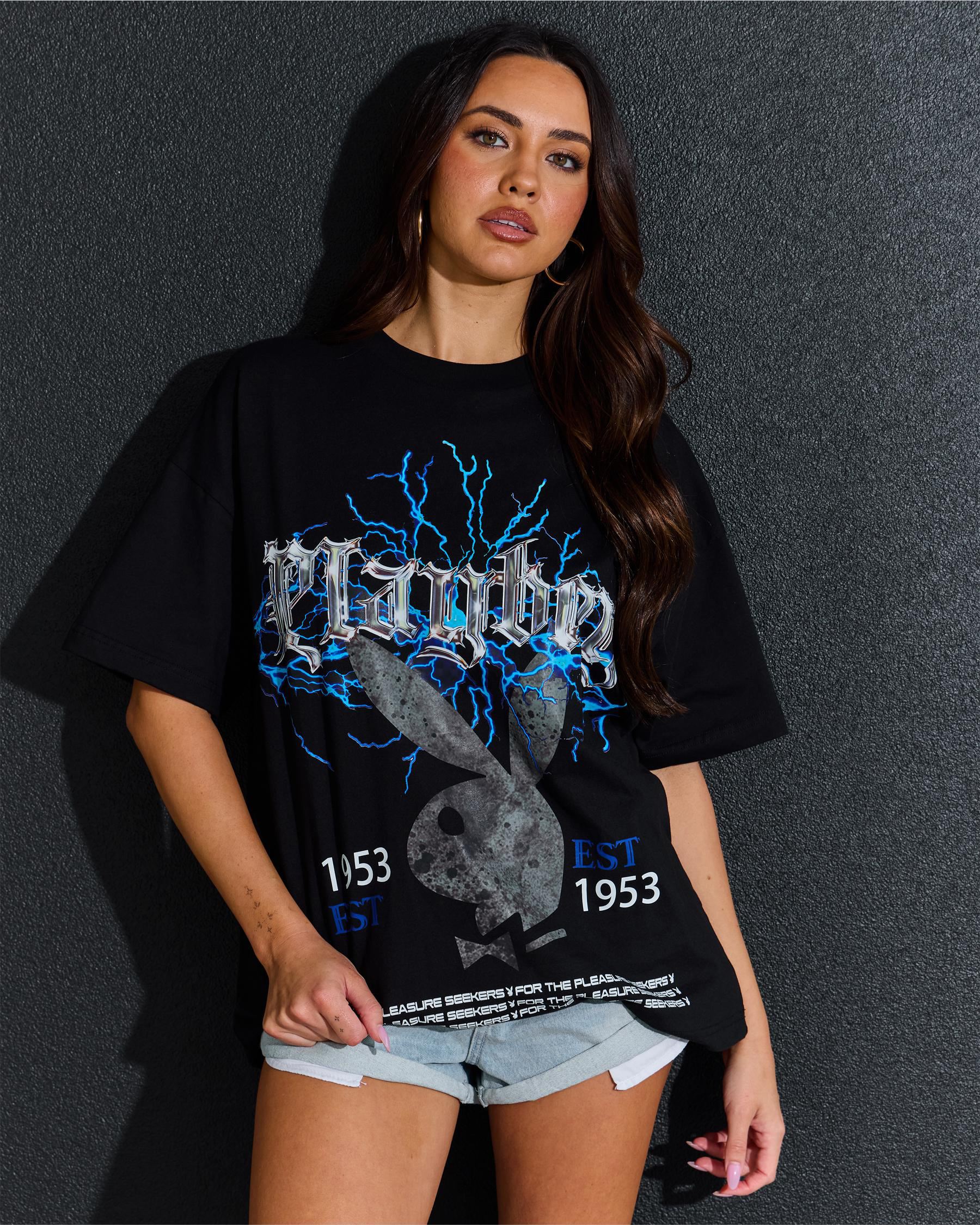 Gothic Bunny Oversized T-Shirt