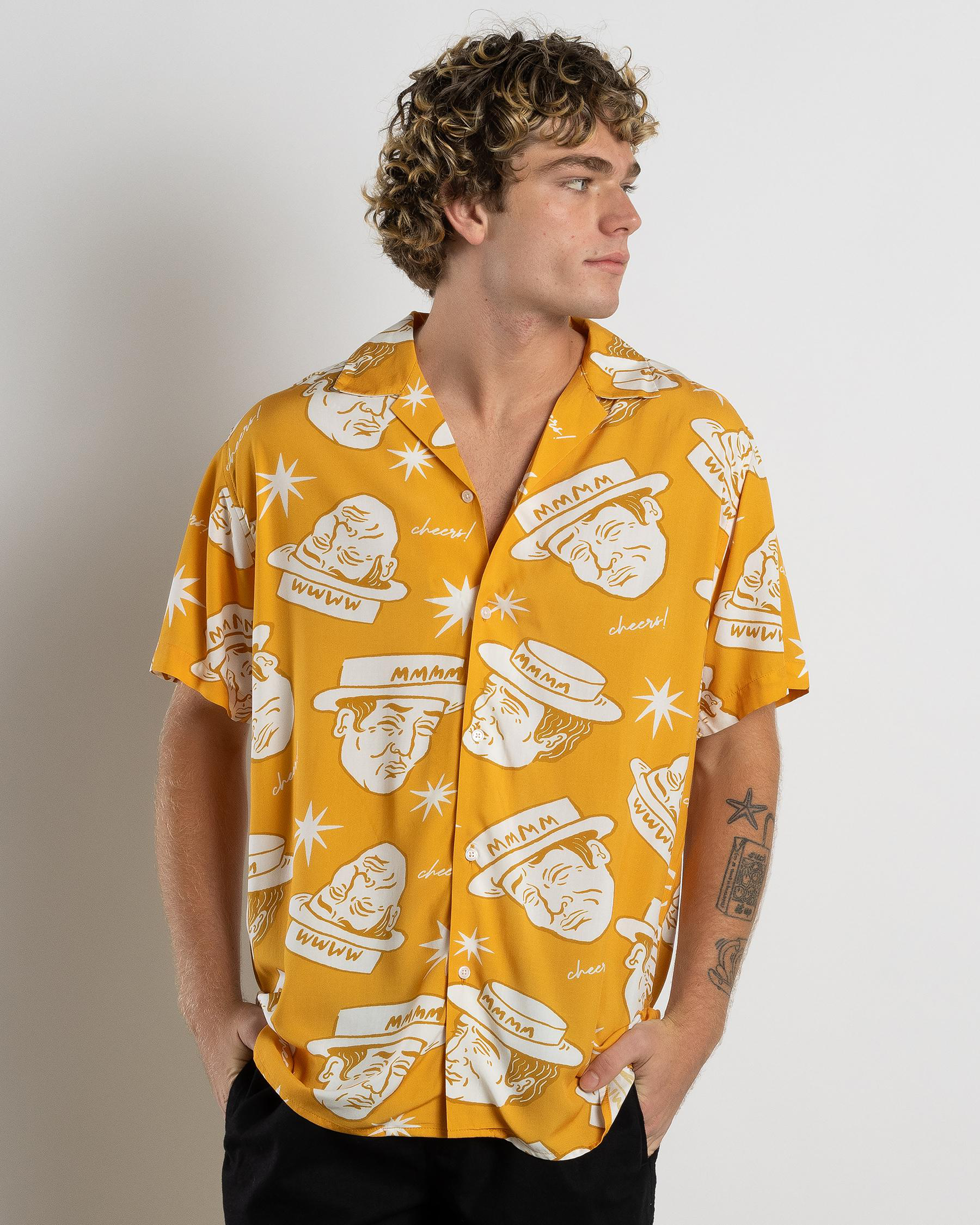 Gilded Mango Party Short Sleeve Shirt