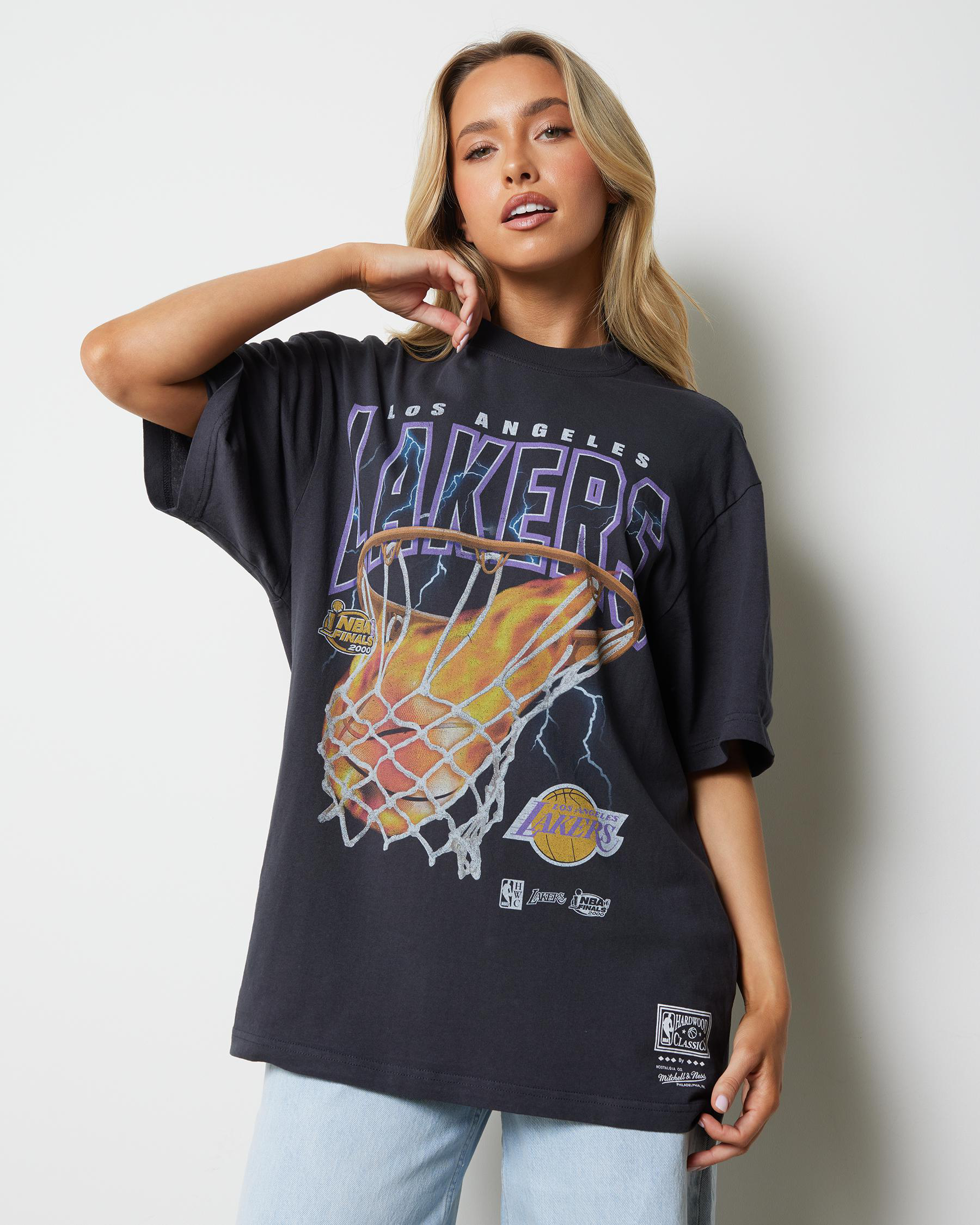 LA Lakers Fire N Lightning T-Shirt