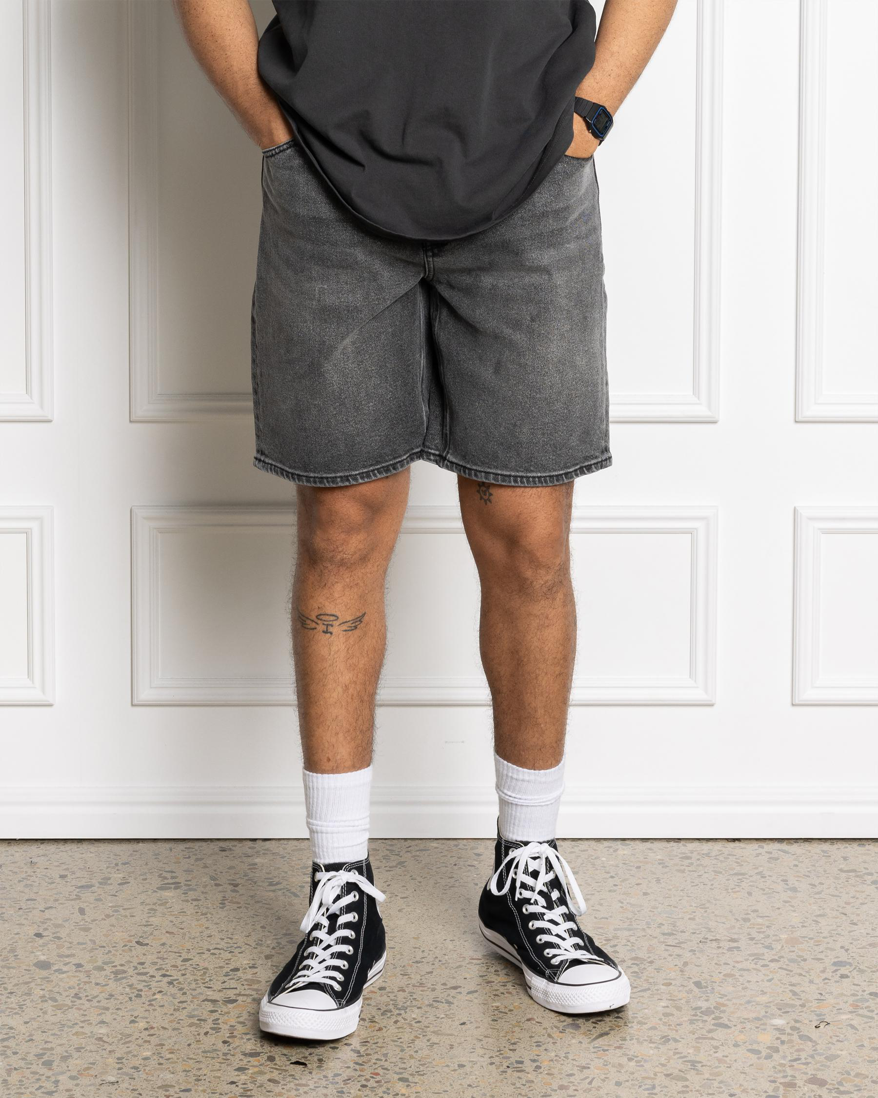 L-Two Slim Fit Denim Shorts
