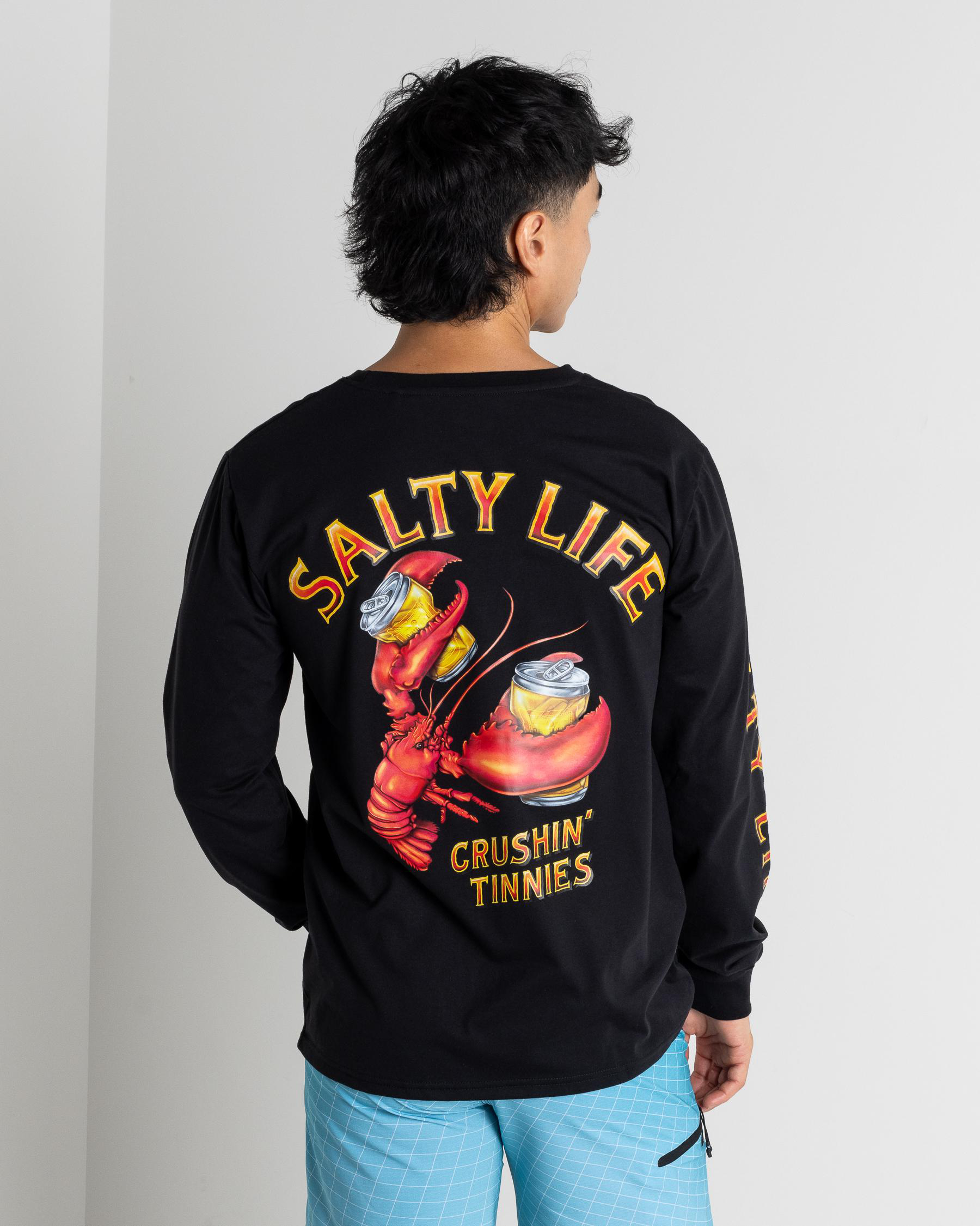 Crushin Tinnies Long Sleeve Wetshirt