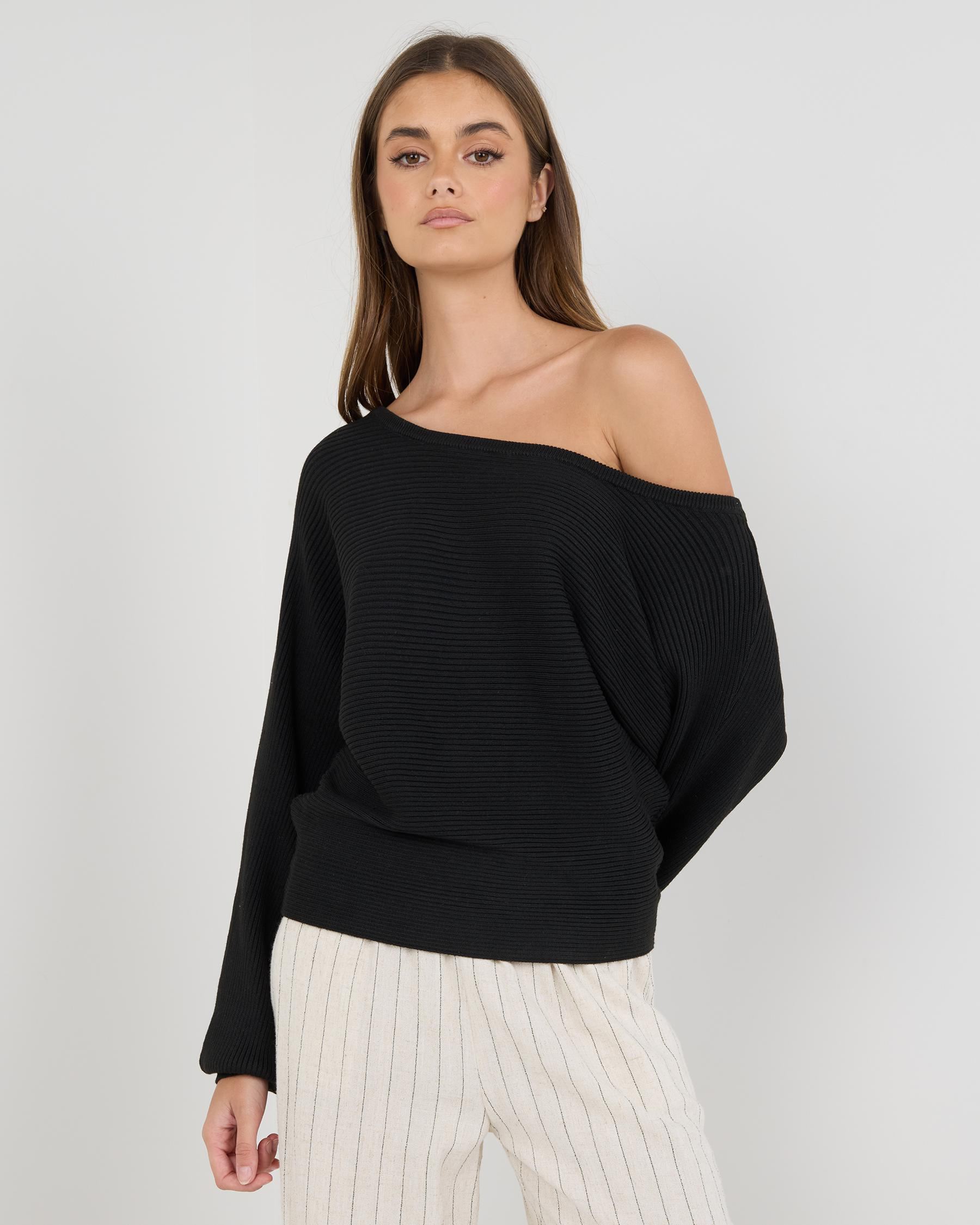 Ophelia Off Shoulder Knit Jumper