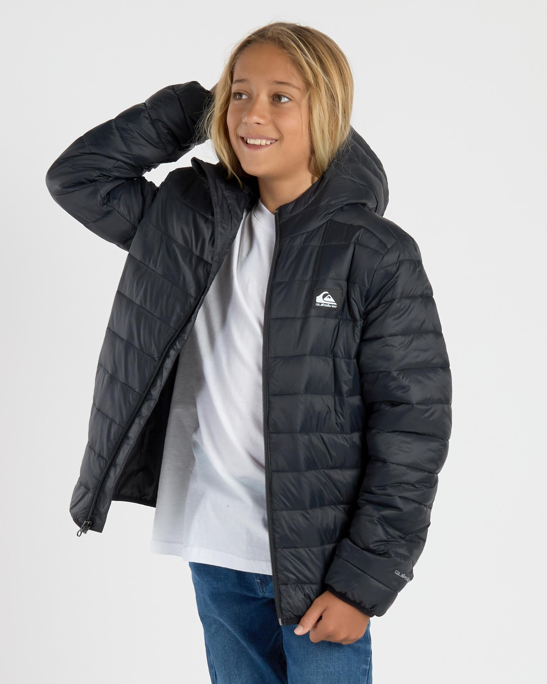 Scaly Youth Hooded Puffer Jacket