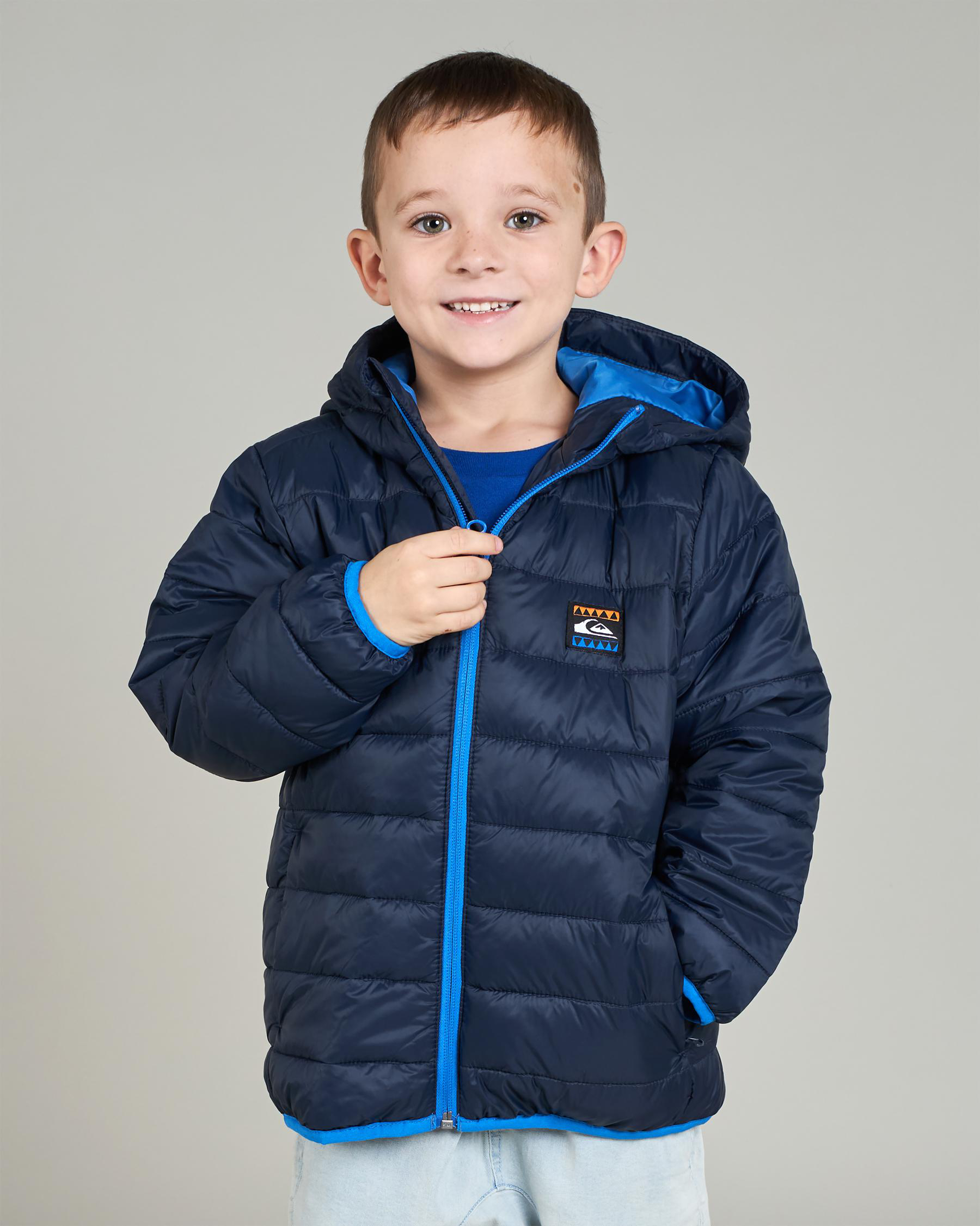 Scaly Boy Hooded Puffer Jacket