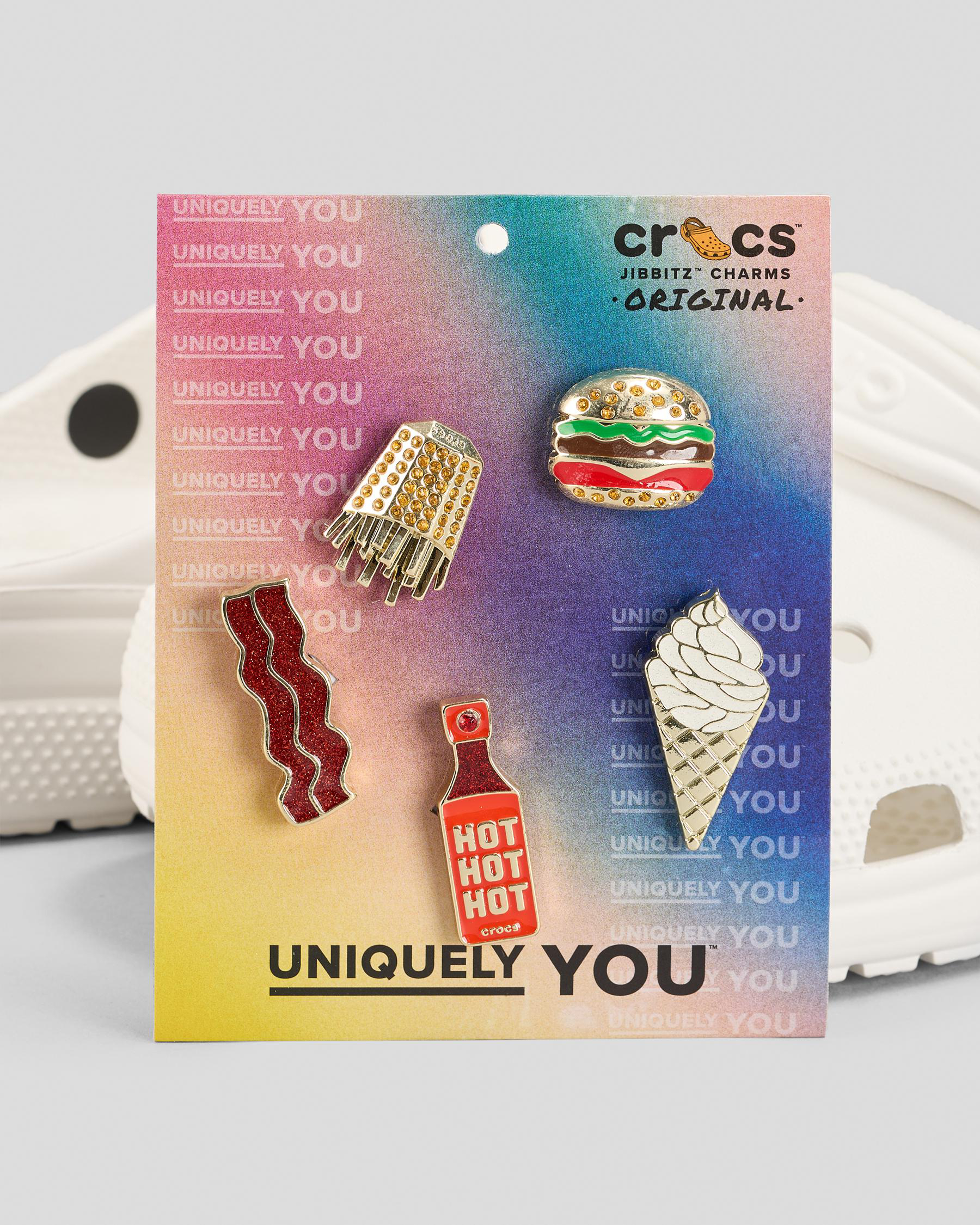 Gold Spicy Combo Jibbitz