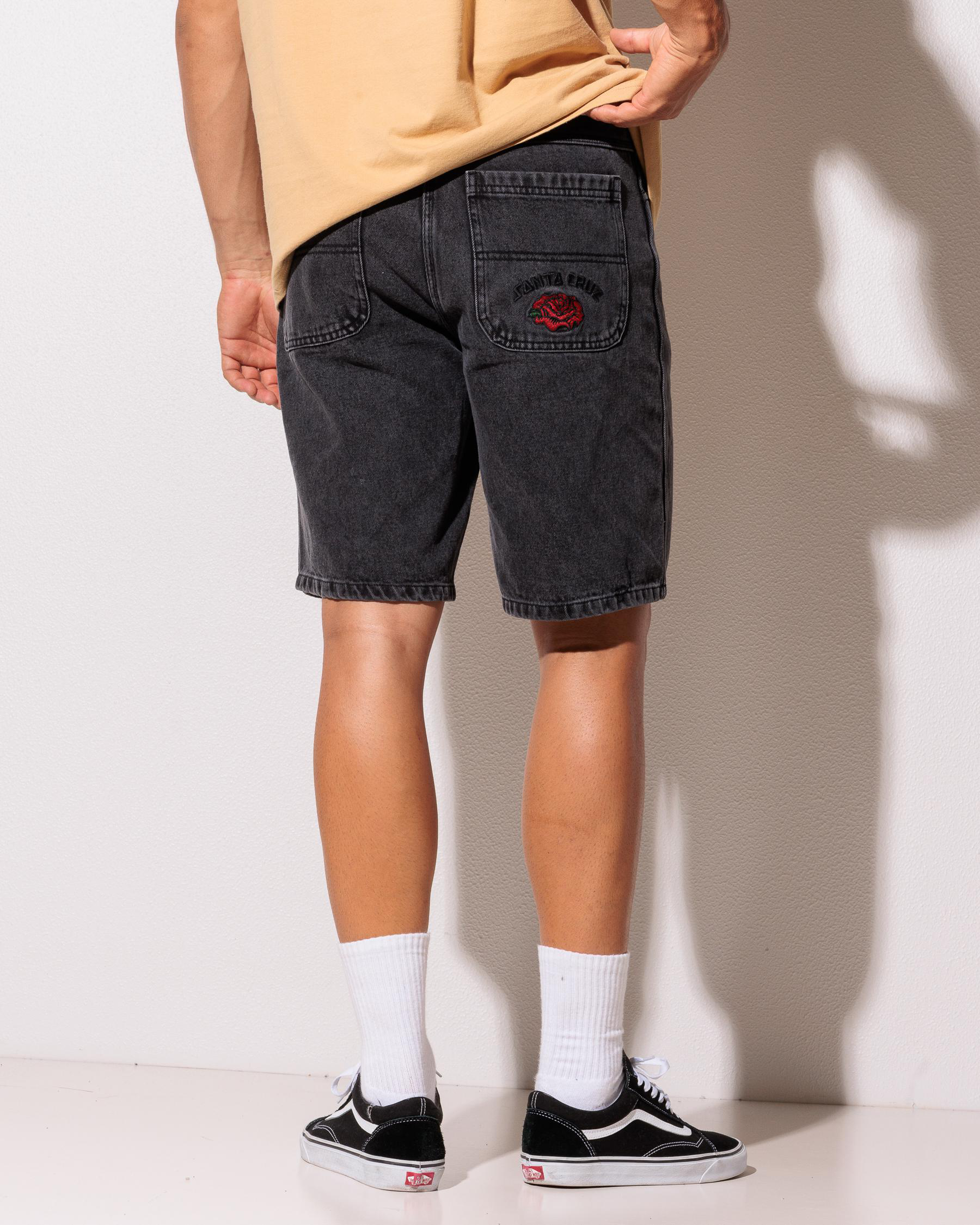 Dressen Roses Denim Shorts