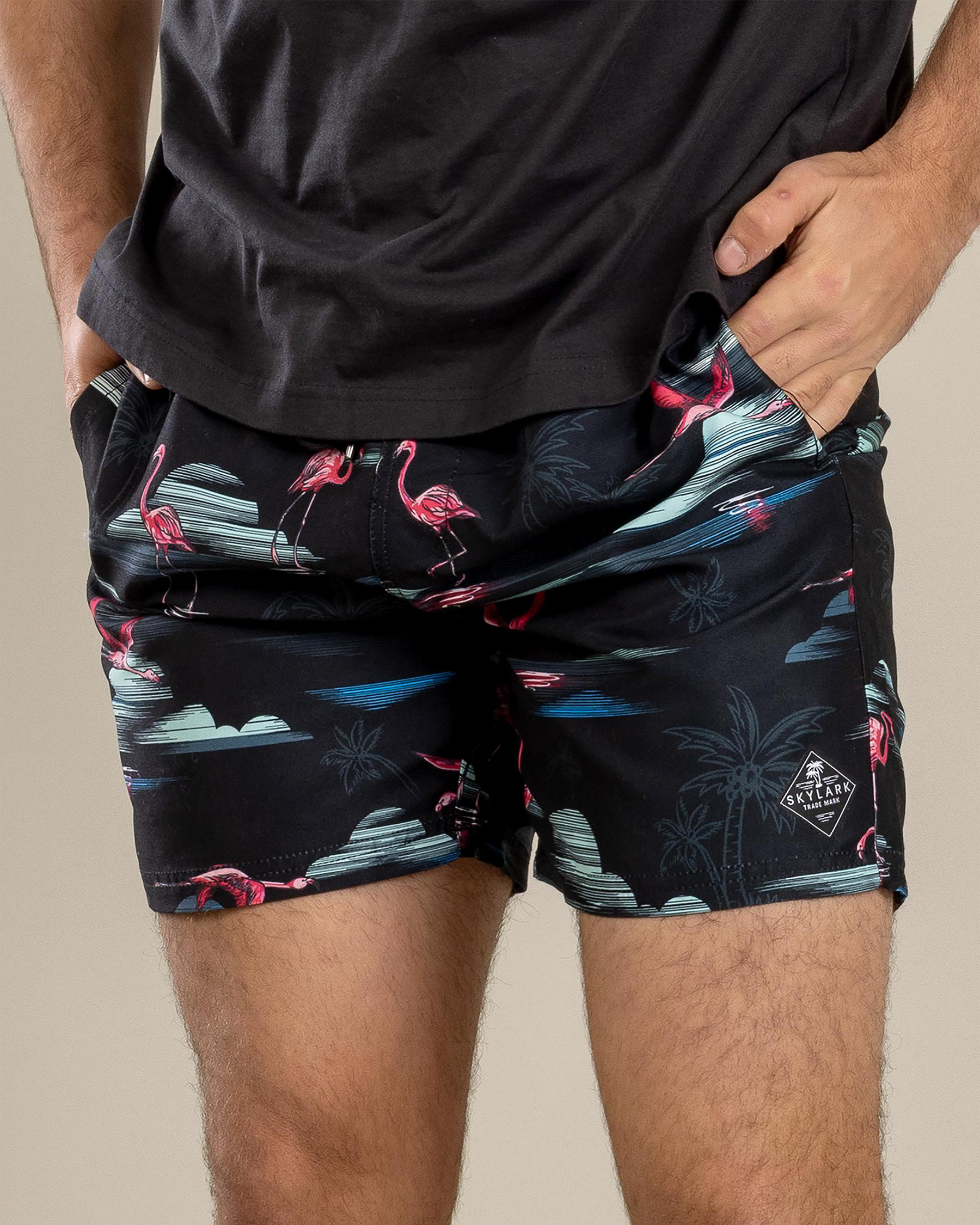 Alcove Elastic Waist Board Shorts