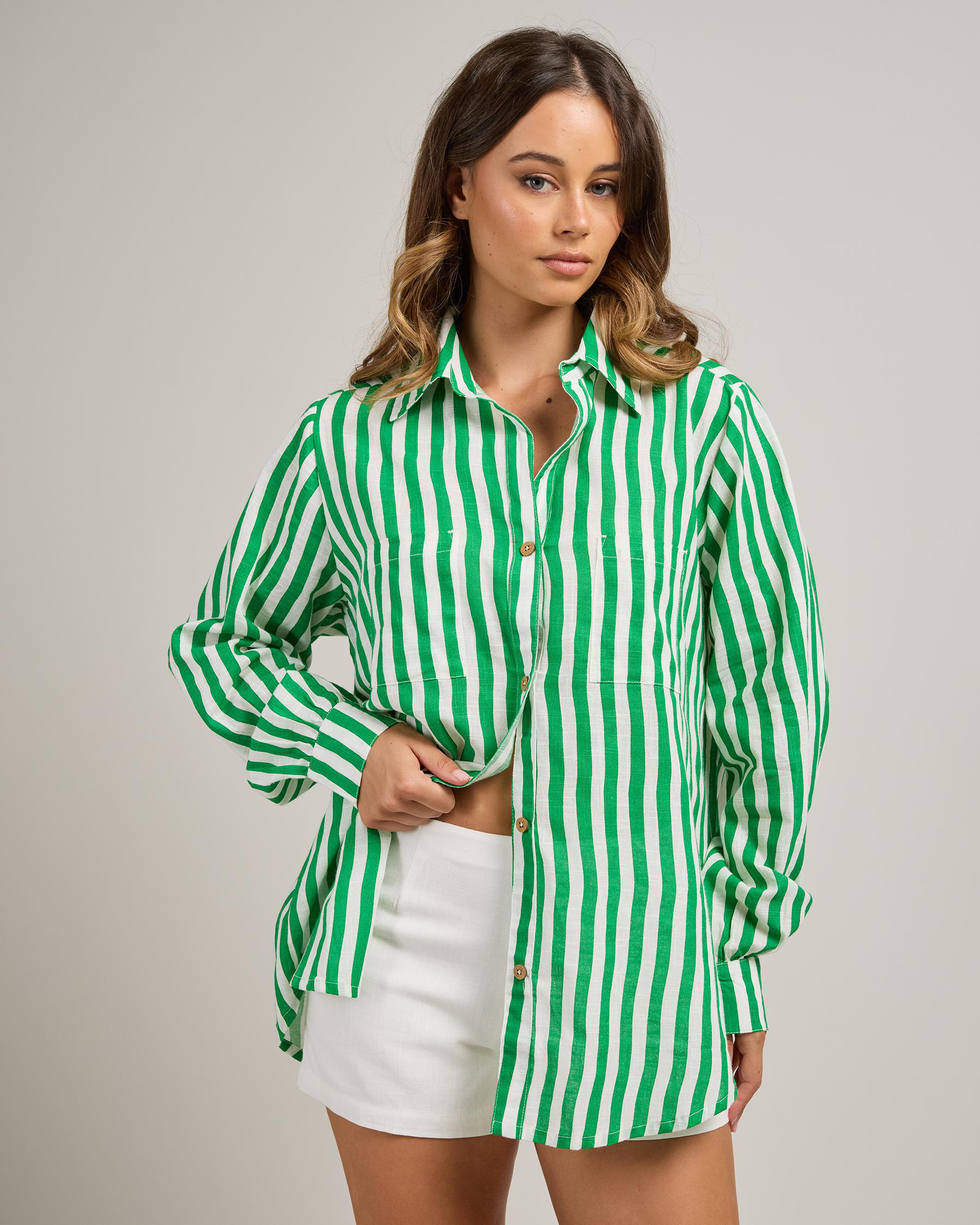 Kelly Stripe Swell Shirt