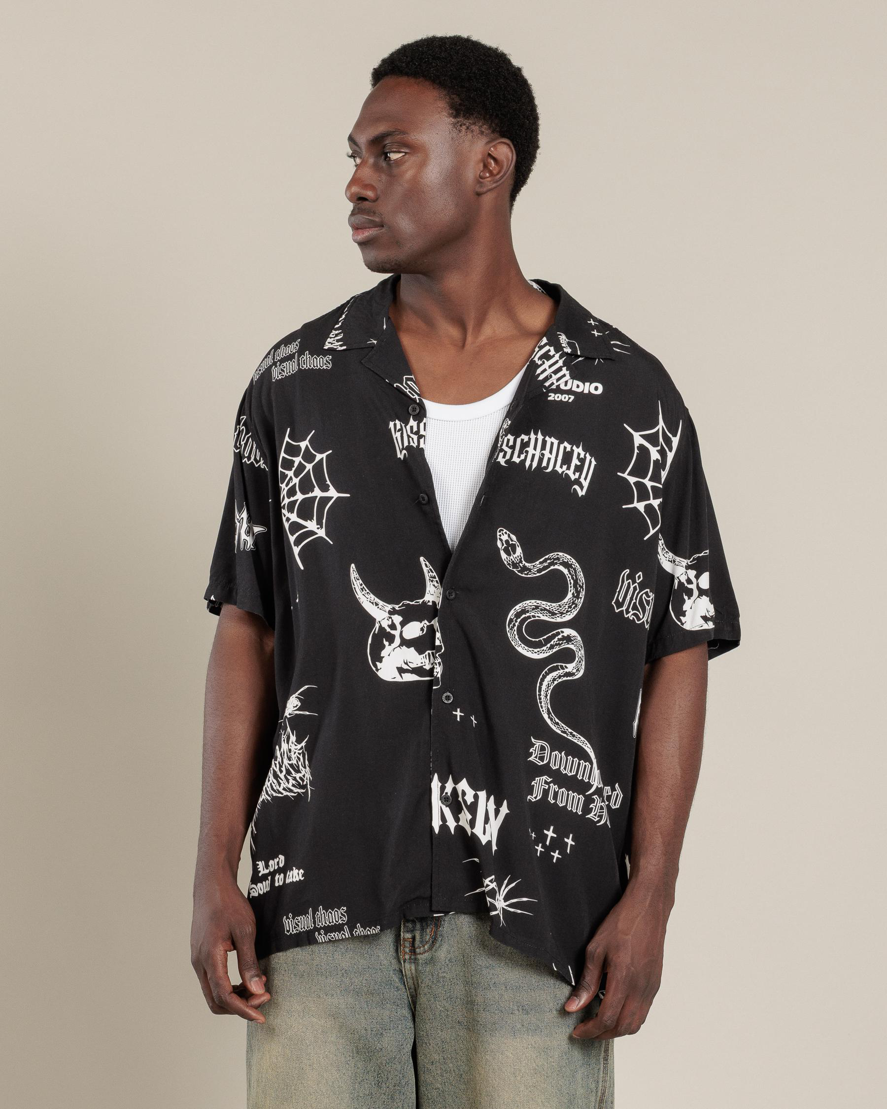 Visual Chaos Relaxed Short Sleeve Shirt