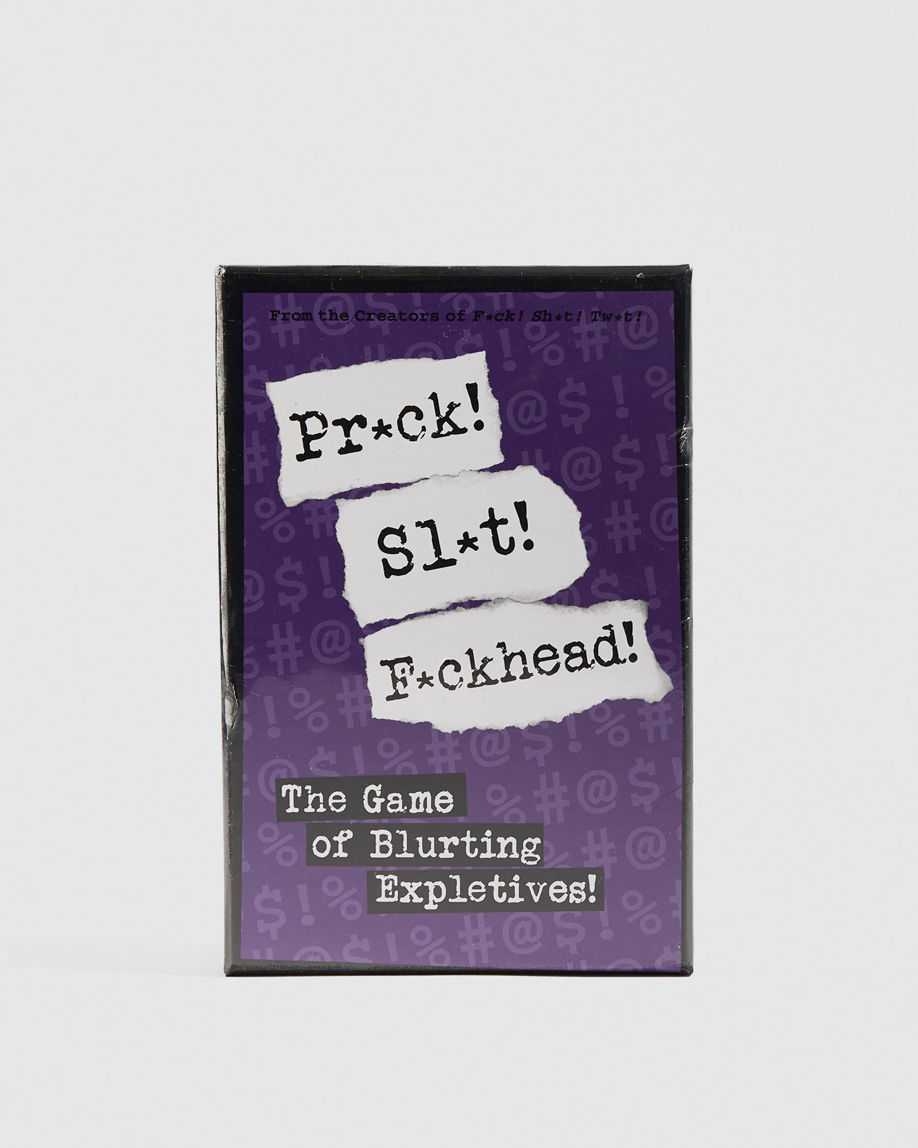 Pr*ck Sl*t F*ckhead Card Game