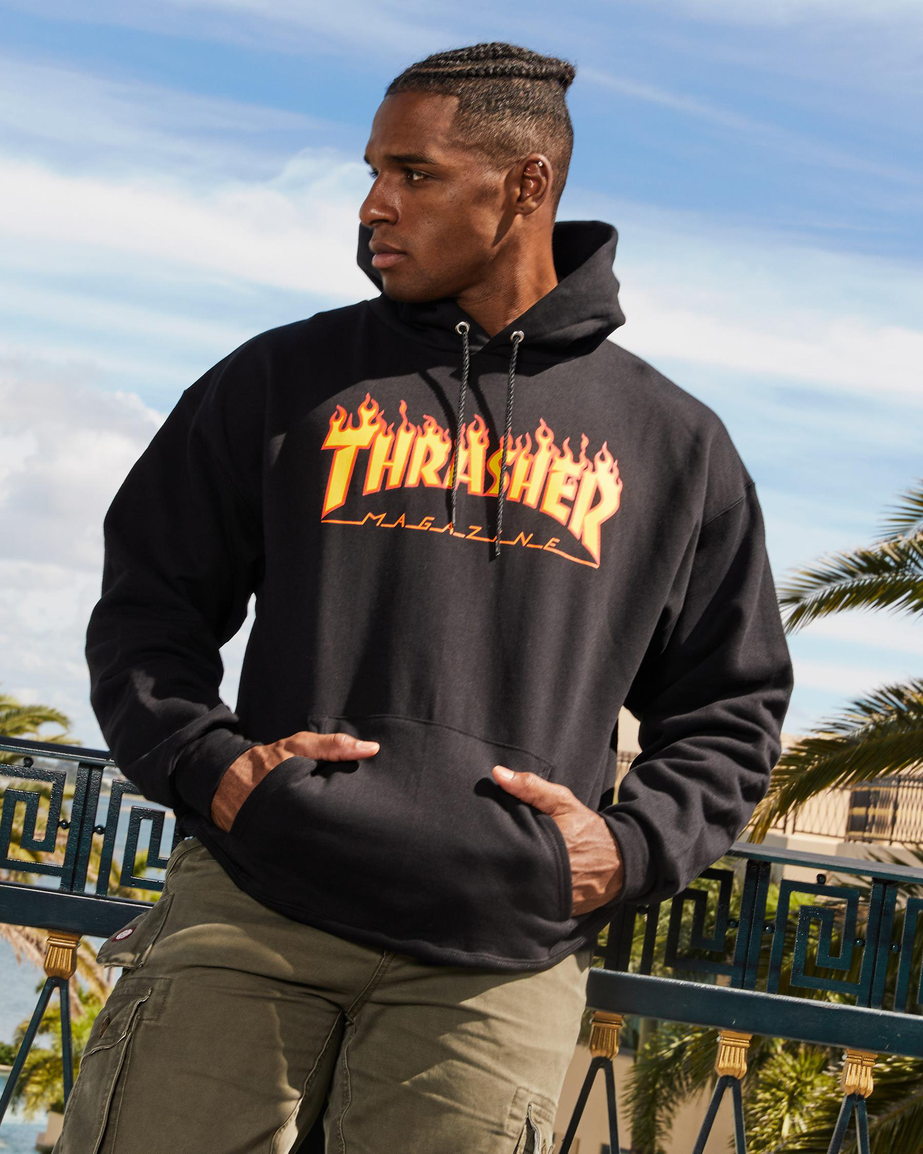 Flame Logo Hoodie