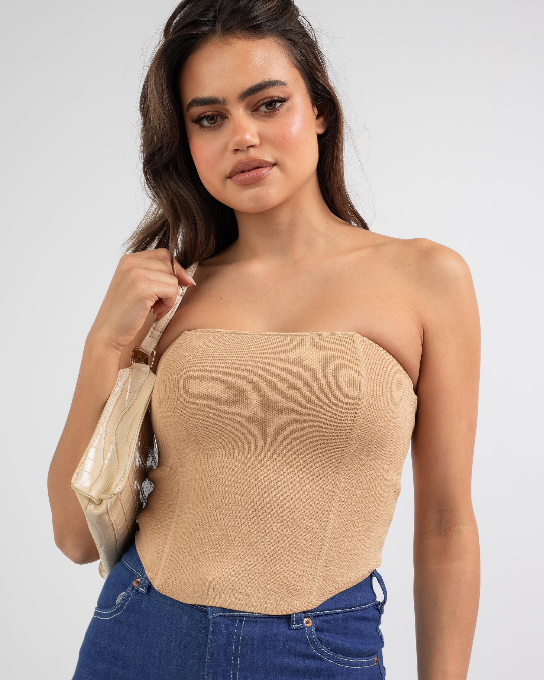 Lopez Sparkle Corset Top