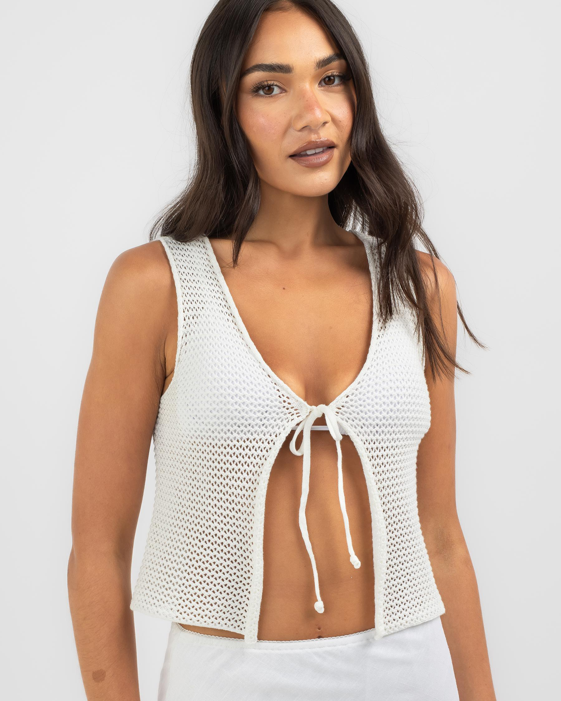 Kerr Crochet Tie Top