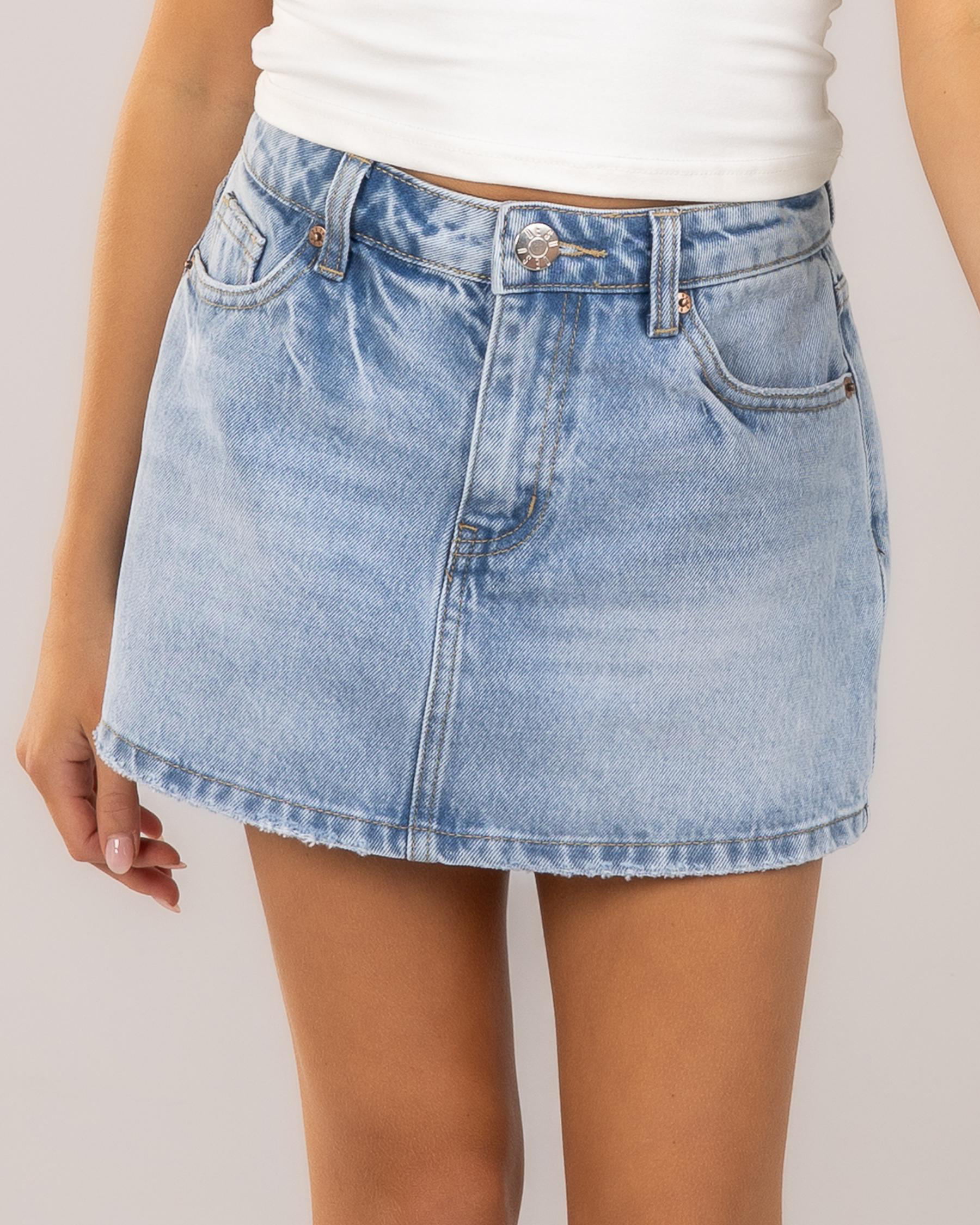 Allegra Denim Skort