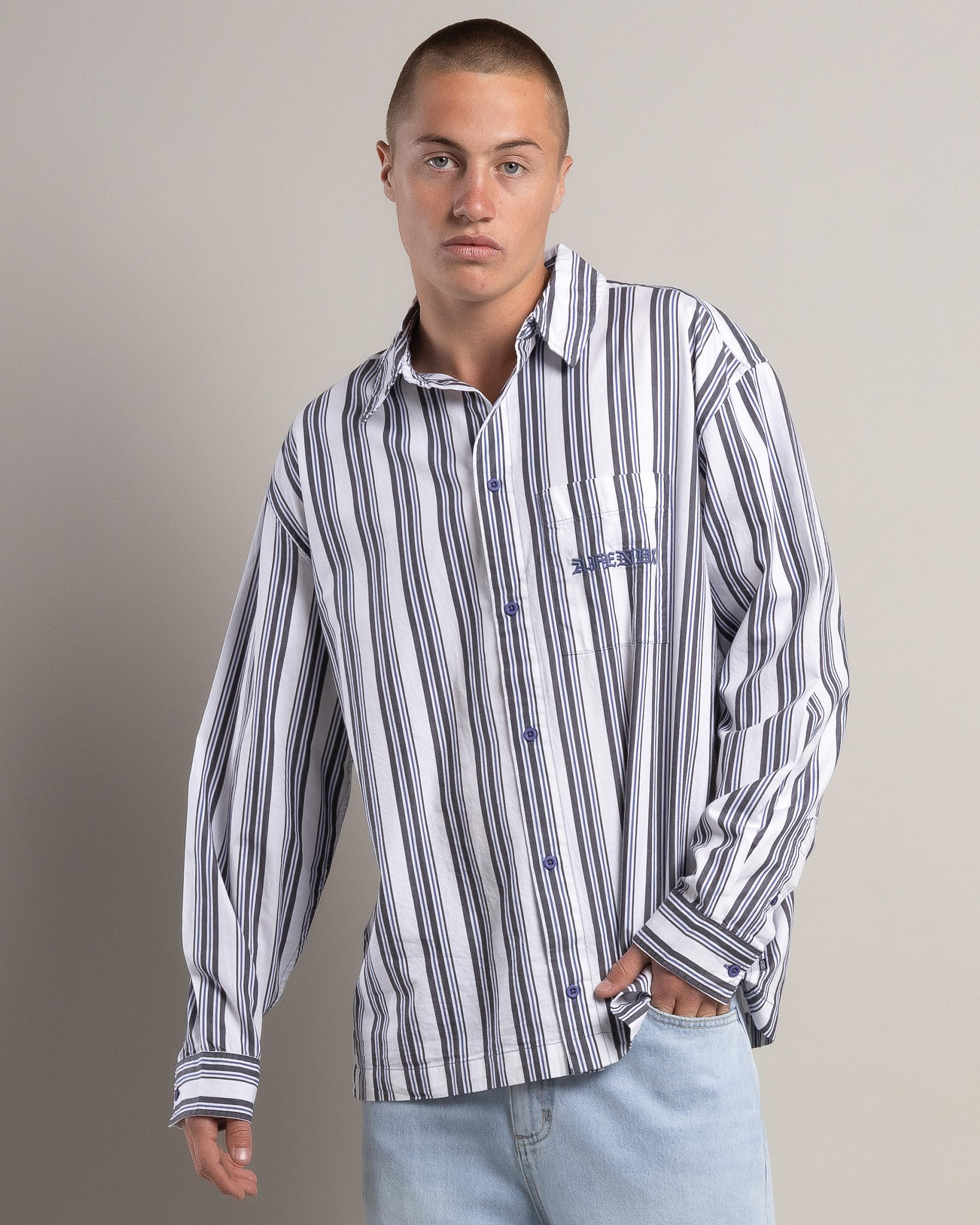Lined Up Organic Long Sleeve Shirt