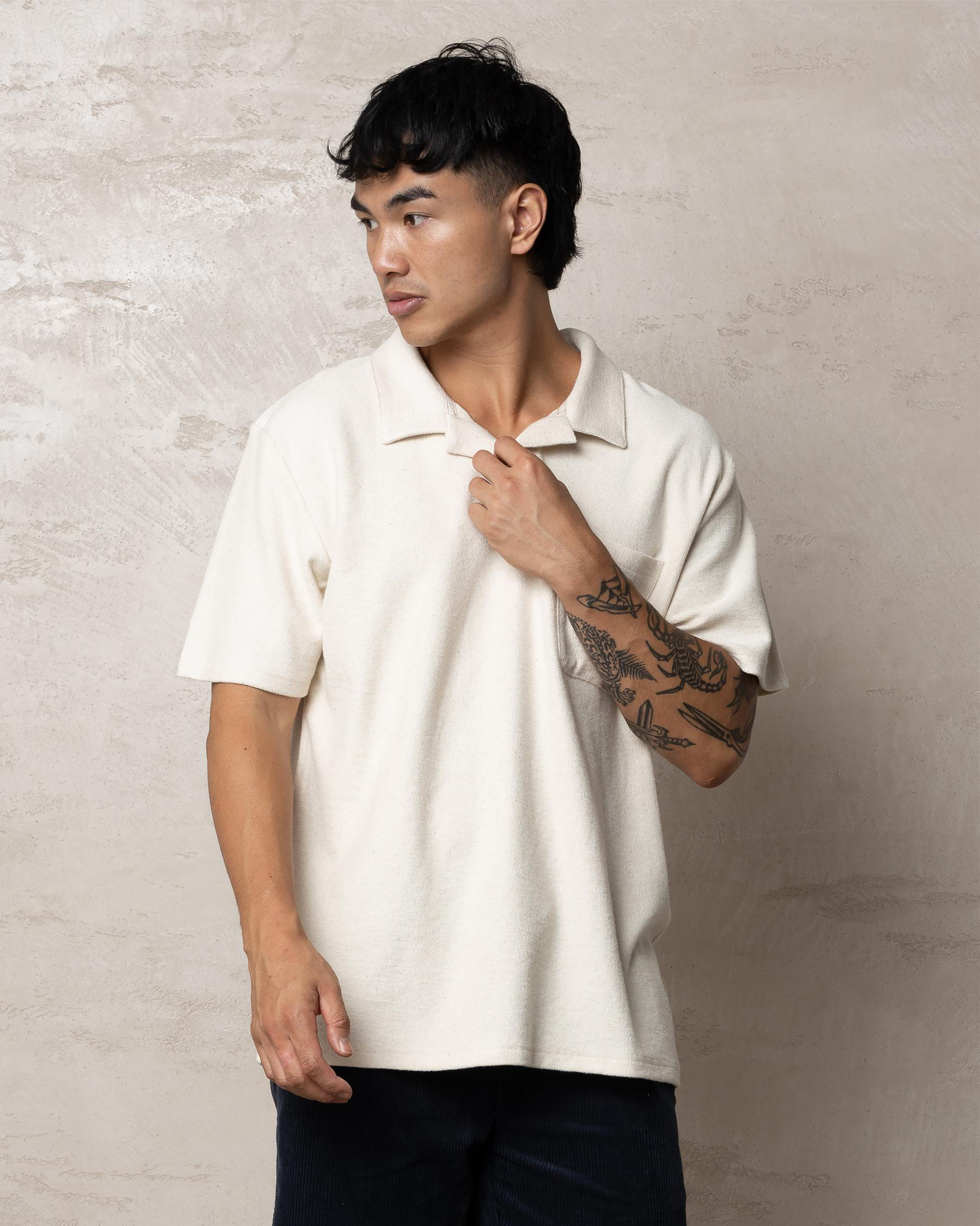 Vintage Terry Polo Shirt